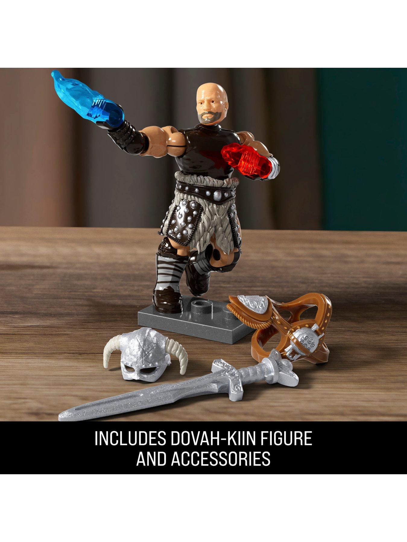 Image 6 of 7 of MEGA Skyrim Alduin the World Waster Building Kit with Action Figure (619 Pieces)