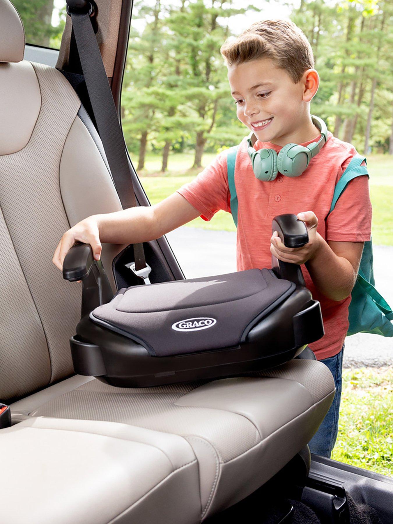  image of graco-booster-basic-r129-car-seat-opal-sky