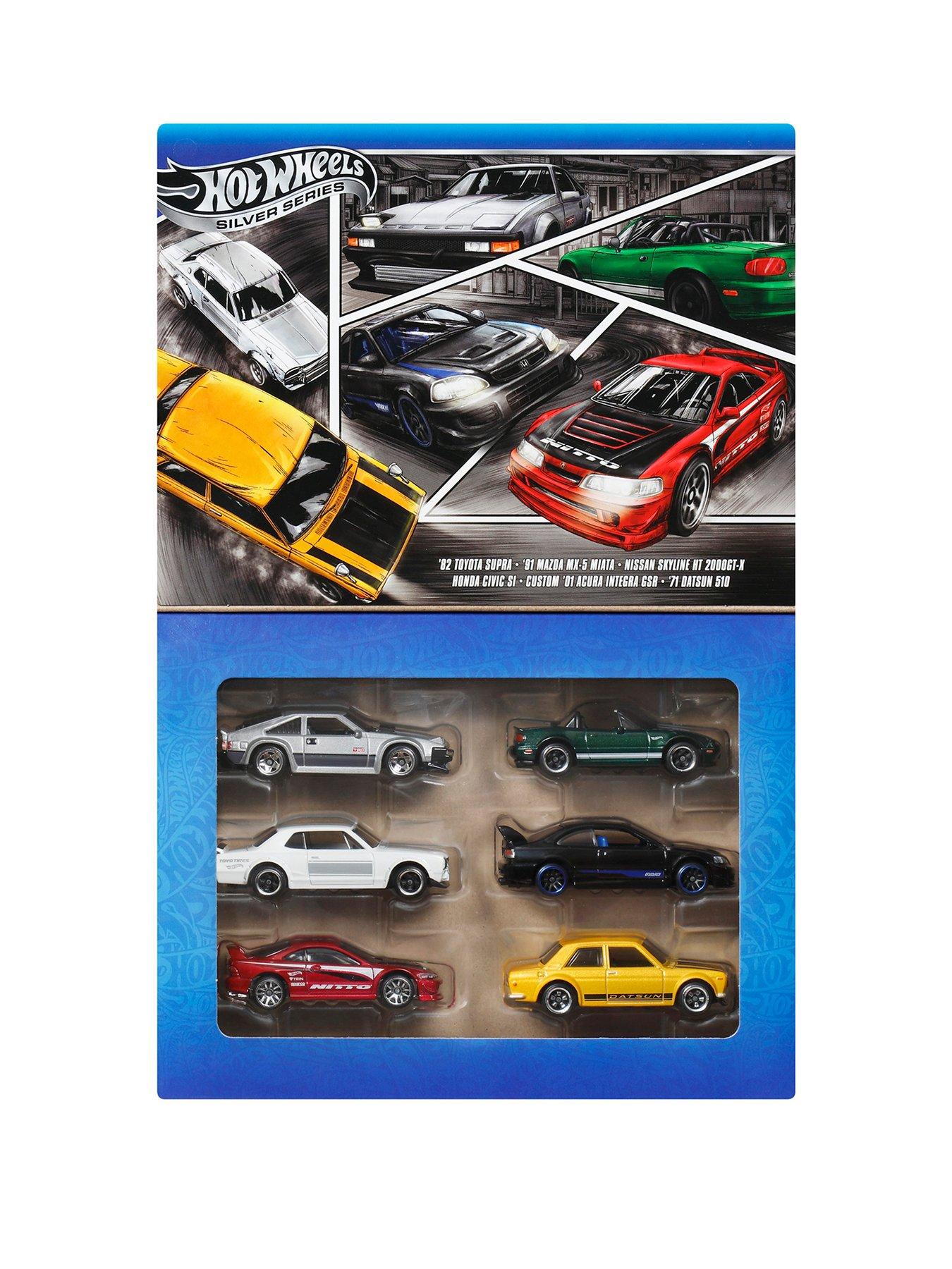 undefined 1:64 Scale Die-Cast Toy Cars, Set of 6 Japanese Vehicles (Styles May Vary)