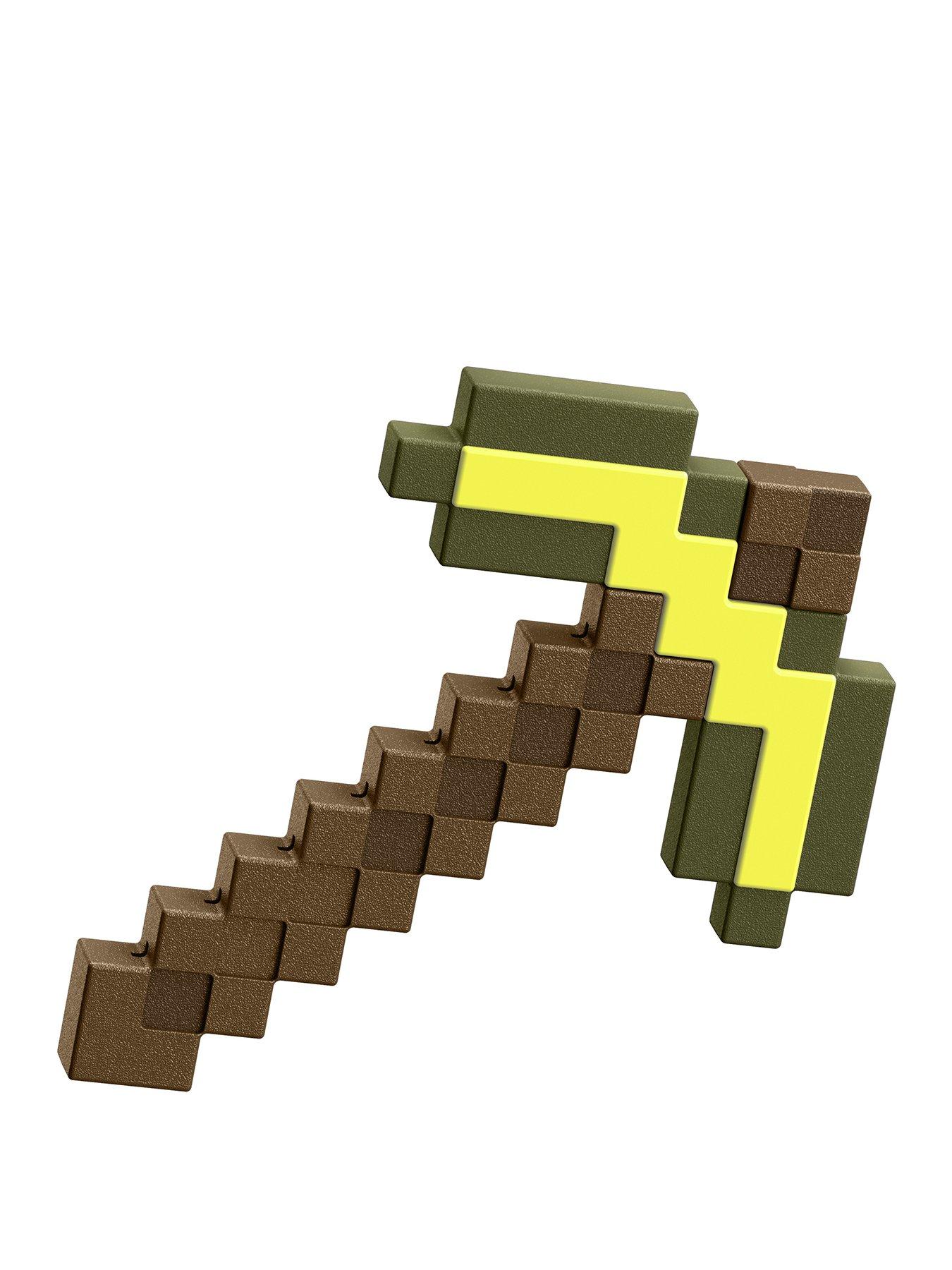 minecraft-pixelated-pickaxe-role-play-toy-accessory-collection-styles-may-vary
