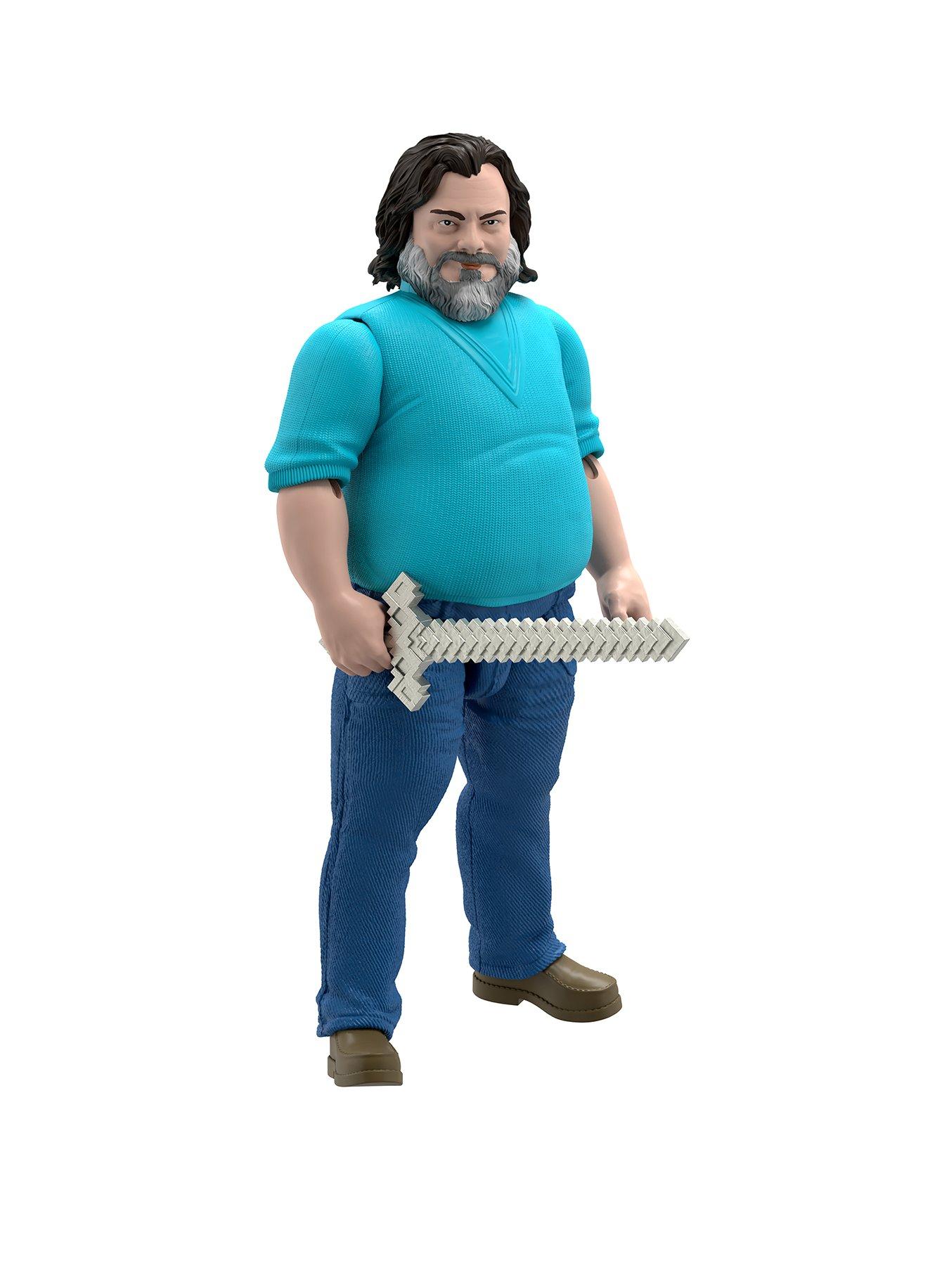 Minecraft Steve Large-Scale Action Figure, 12-inch Character Collectible Inspired by the Movie