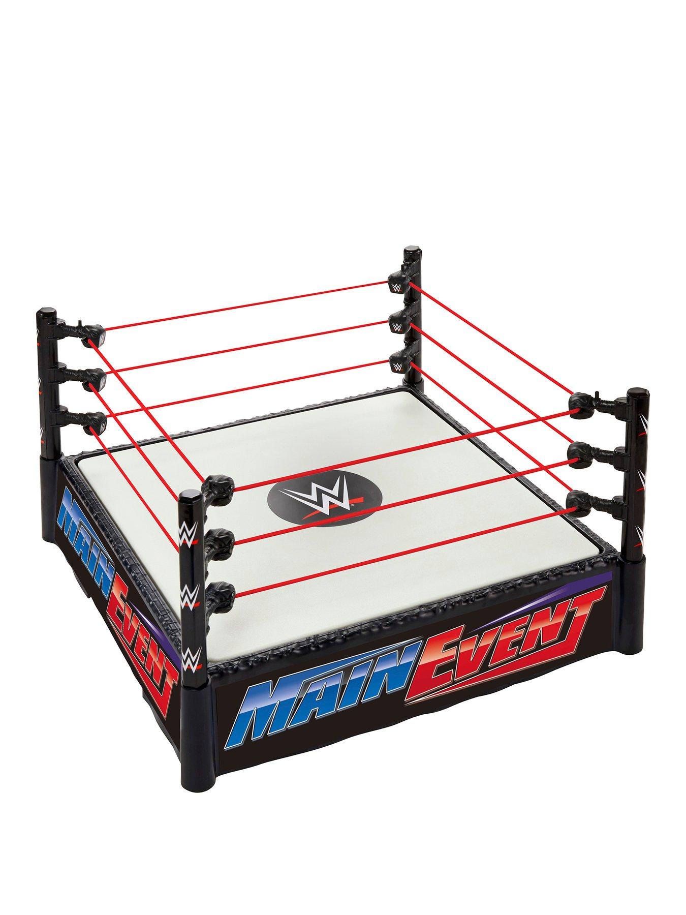 wwe-superstar-wrestlingnbspring-playsetnbspwith-labels-for-main-event-amp-raw-spring-loaded-with-elastic-ring-ropes