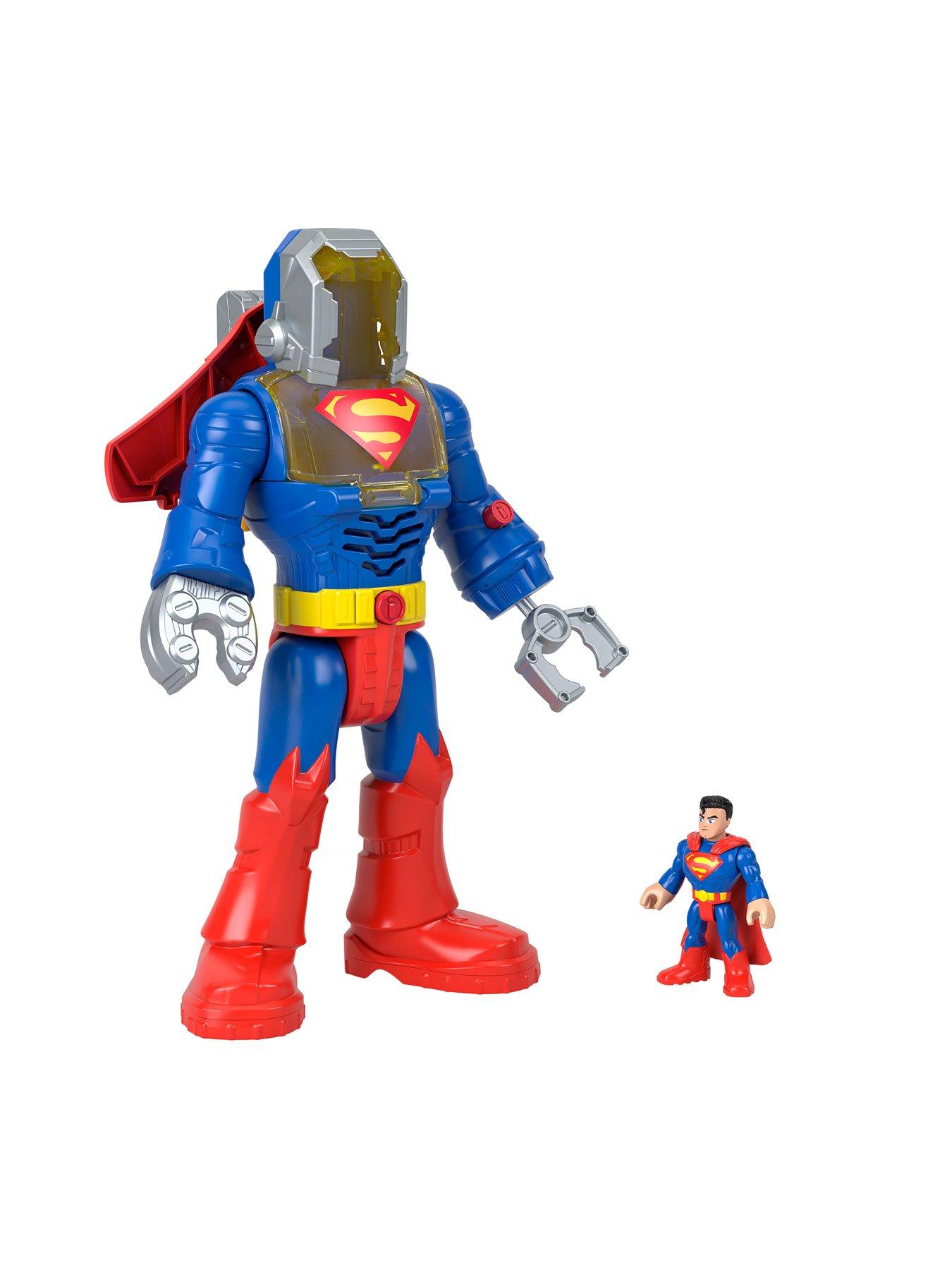  image of imaginext-dc-super-friends-superman-insider-amp-exo-suit-robot-with-lights-amp-sounds