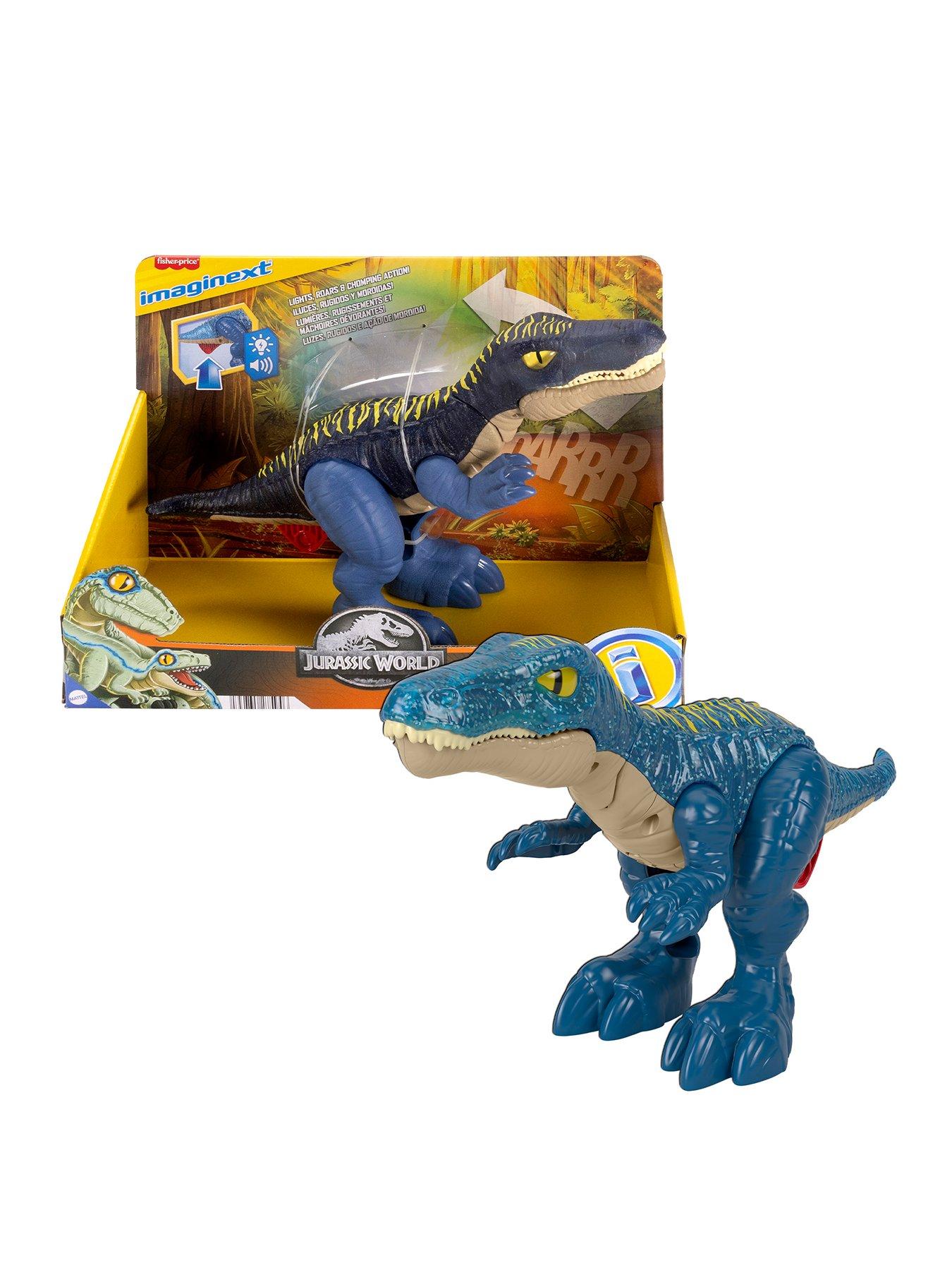  image of imaginext-jurassic-world-growl-amp-glow-baryonyx-dinosaur-toy-with-lights-sounds-amp-chomping-action