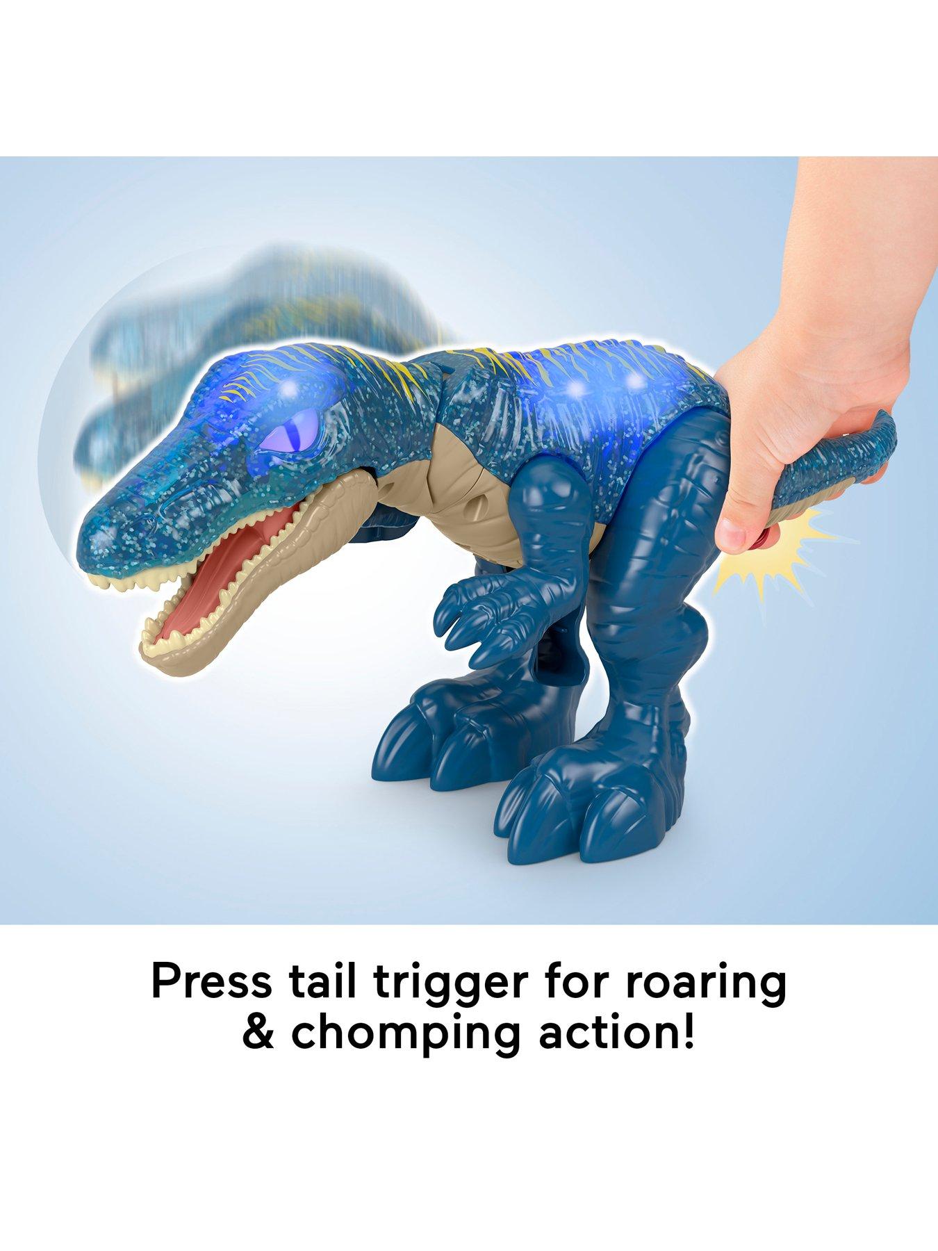  image of imaginext-jurassic-world-growl-amp-glow-baryonyx-dinosaur-toy-with-lights-sounds-amp-chomping-action