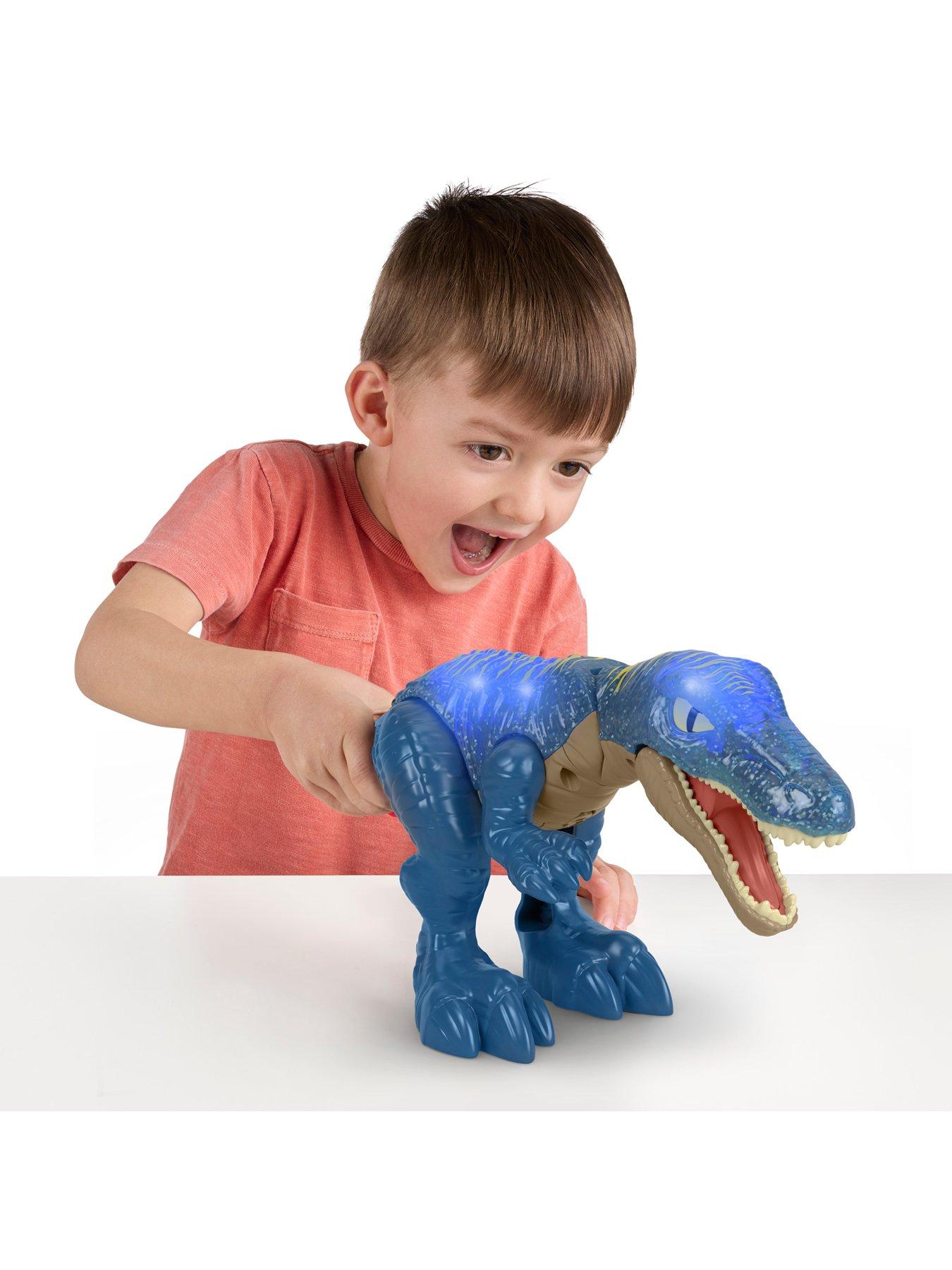  image of imaginext-jurassic-world-growl-amp-glow-baryonyx-dinosaur-toy-with-lights-sounds-amp-chomping-action