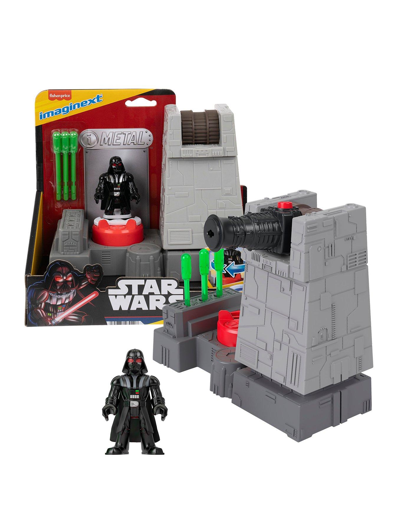  image of imaginext-star-wars-death-star-turret-toy-cannon-with-darth-vader-diecast-character-key