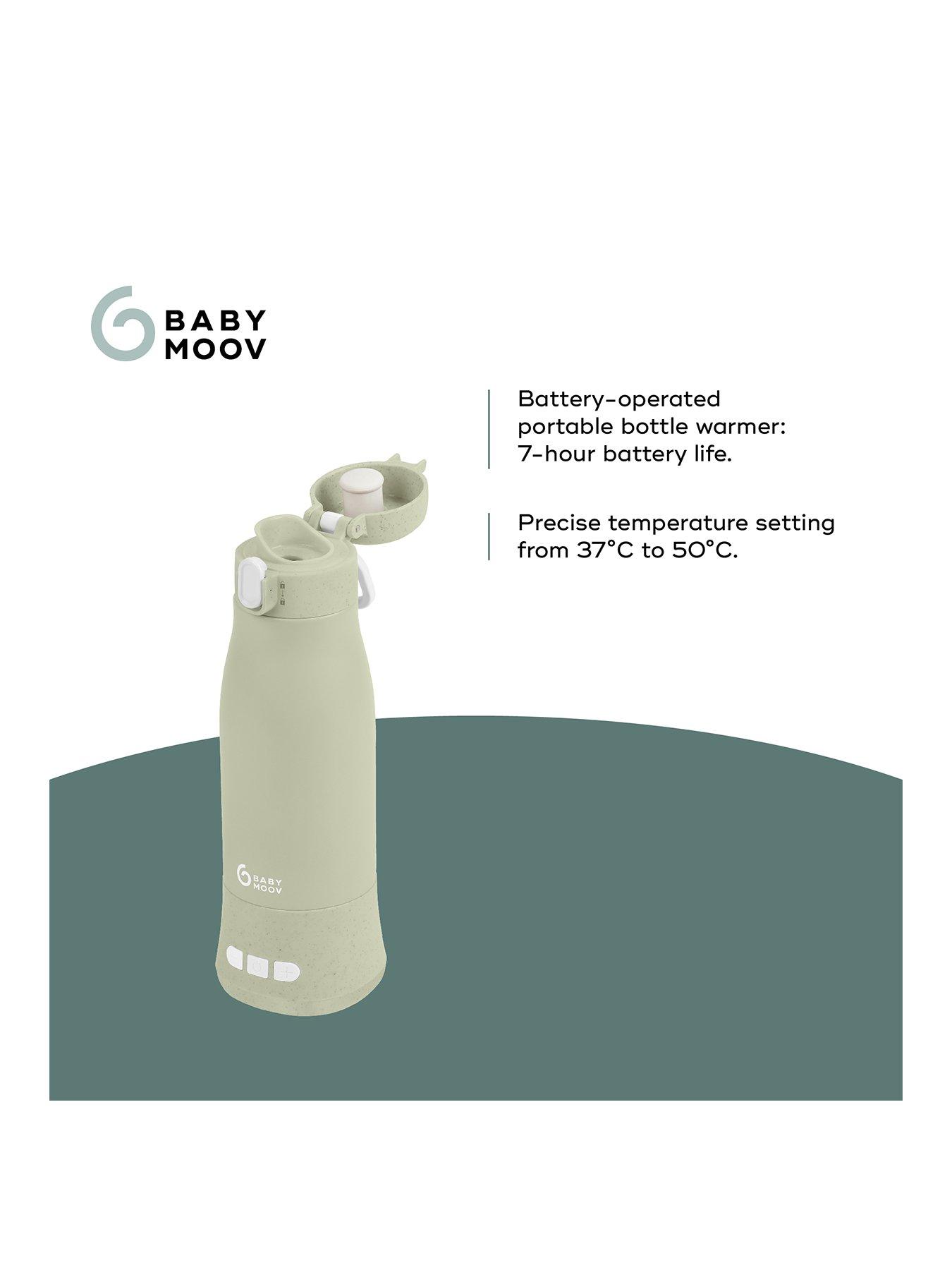  image of babymoov-moov-amp-feed-rechargable-baby-travel-bottle-warmer-sage