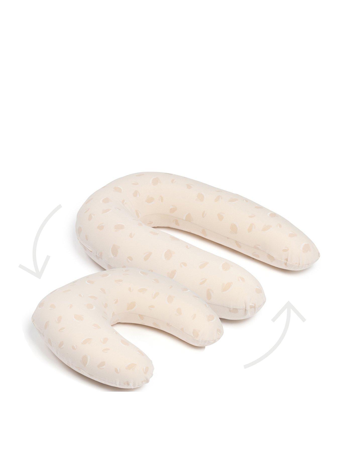 Image 3 of 6 of Babymoov Twisty 2 in 1 Pregnancy/Maternity &amp; Feeding/Nursing Pillow - Petals Latte