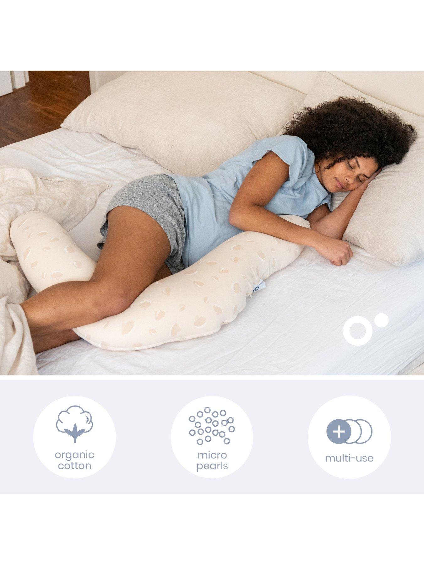 Image 5 of 6 of Babymoov Twisty 2 in 1 Pregnancy/Maternity &amp; Feeding/Nursing Pillow - Petals Latte