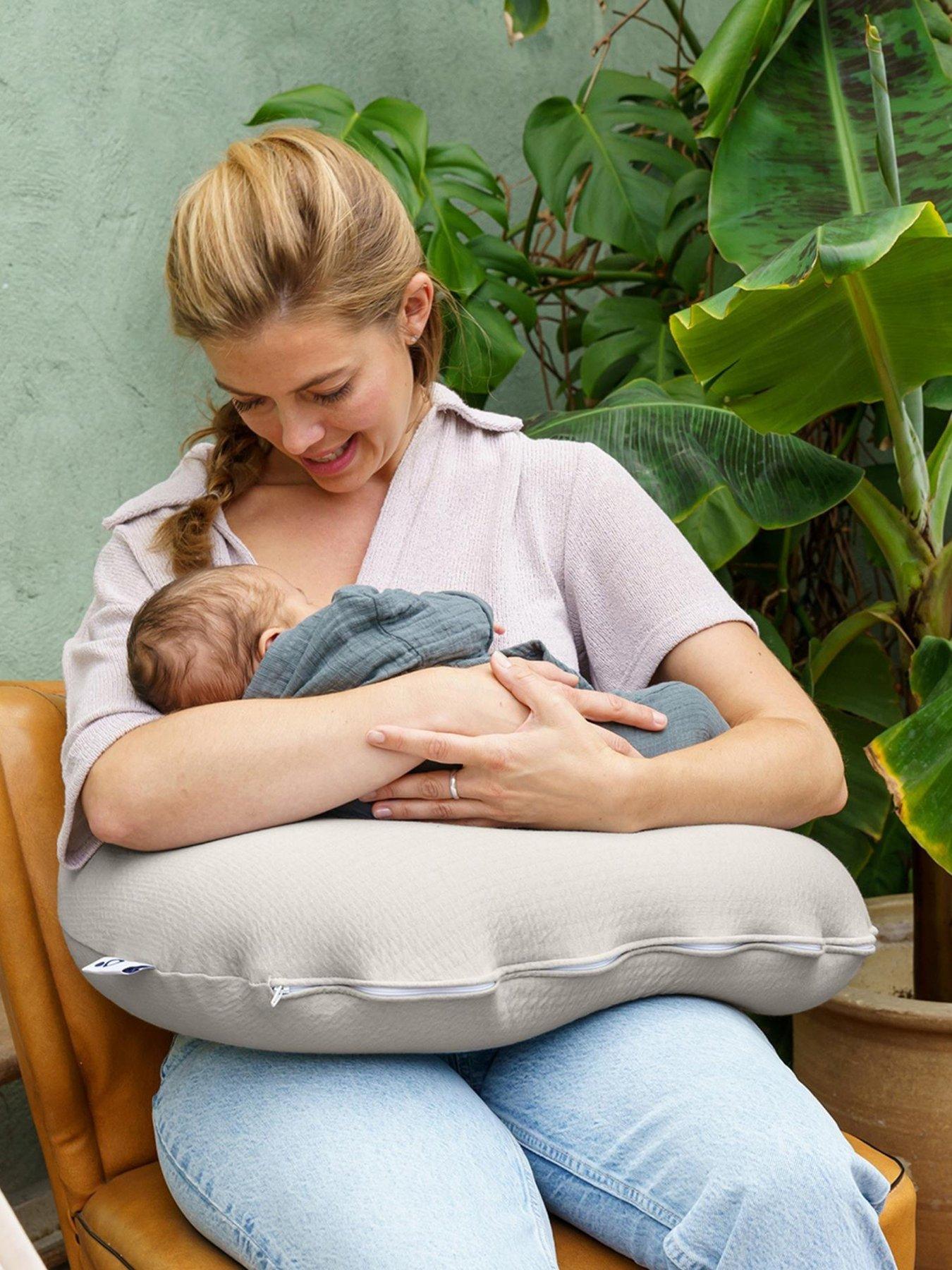 Babymoov Doomoo Softy Feeding  &  Nursing Pillow - Jersey Sand