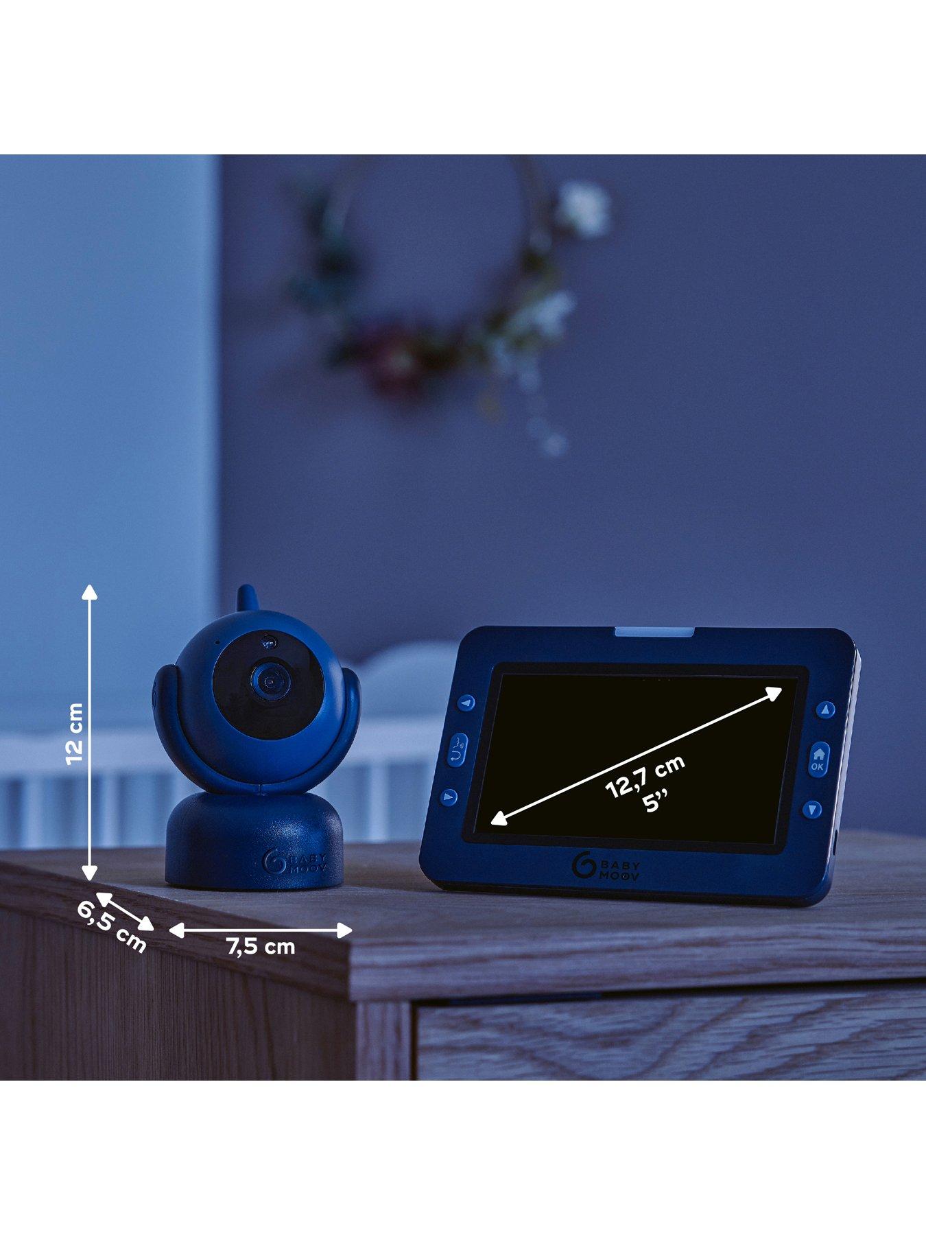  image of babymoov-yoo-master-hd-5-motorised-pan-amp-tilt-video-baby-monitor-blue
