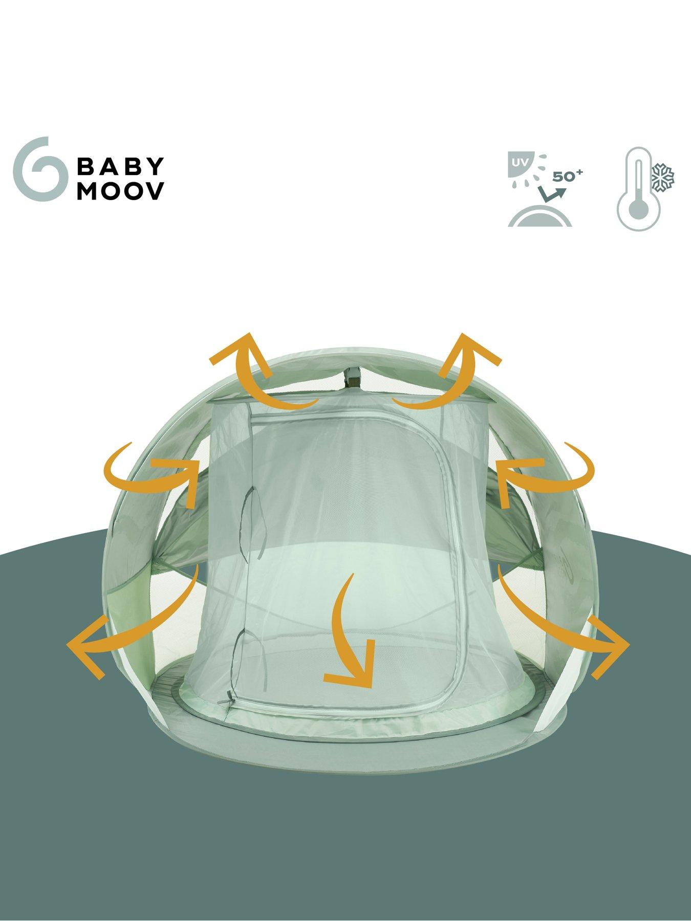 Image 3 of 6 of Babymoov Moov &amp; Protect Anti UV Shelter - Green Lagoon