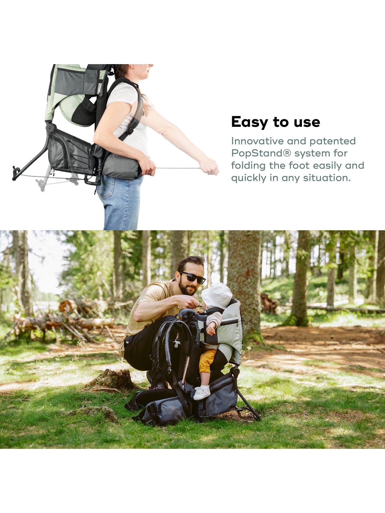  image of babymoov-moov-amp-hike-hiking-baby-carrier-up-to-18kg-sage-green