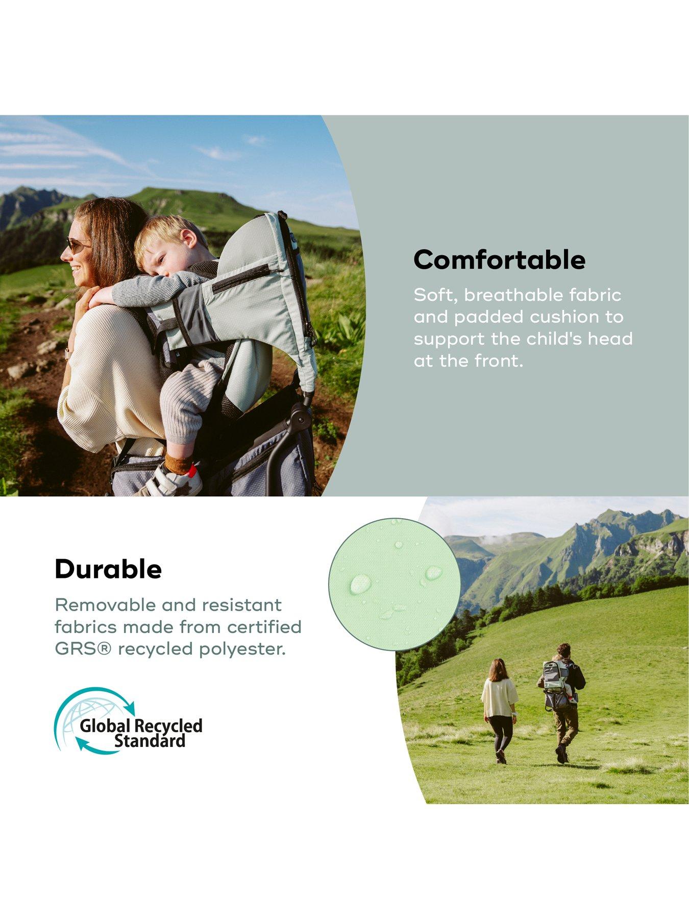  image of babymoov-moov-amp-hike-hiking-baby-carrier-up-to-18kg-sage-green