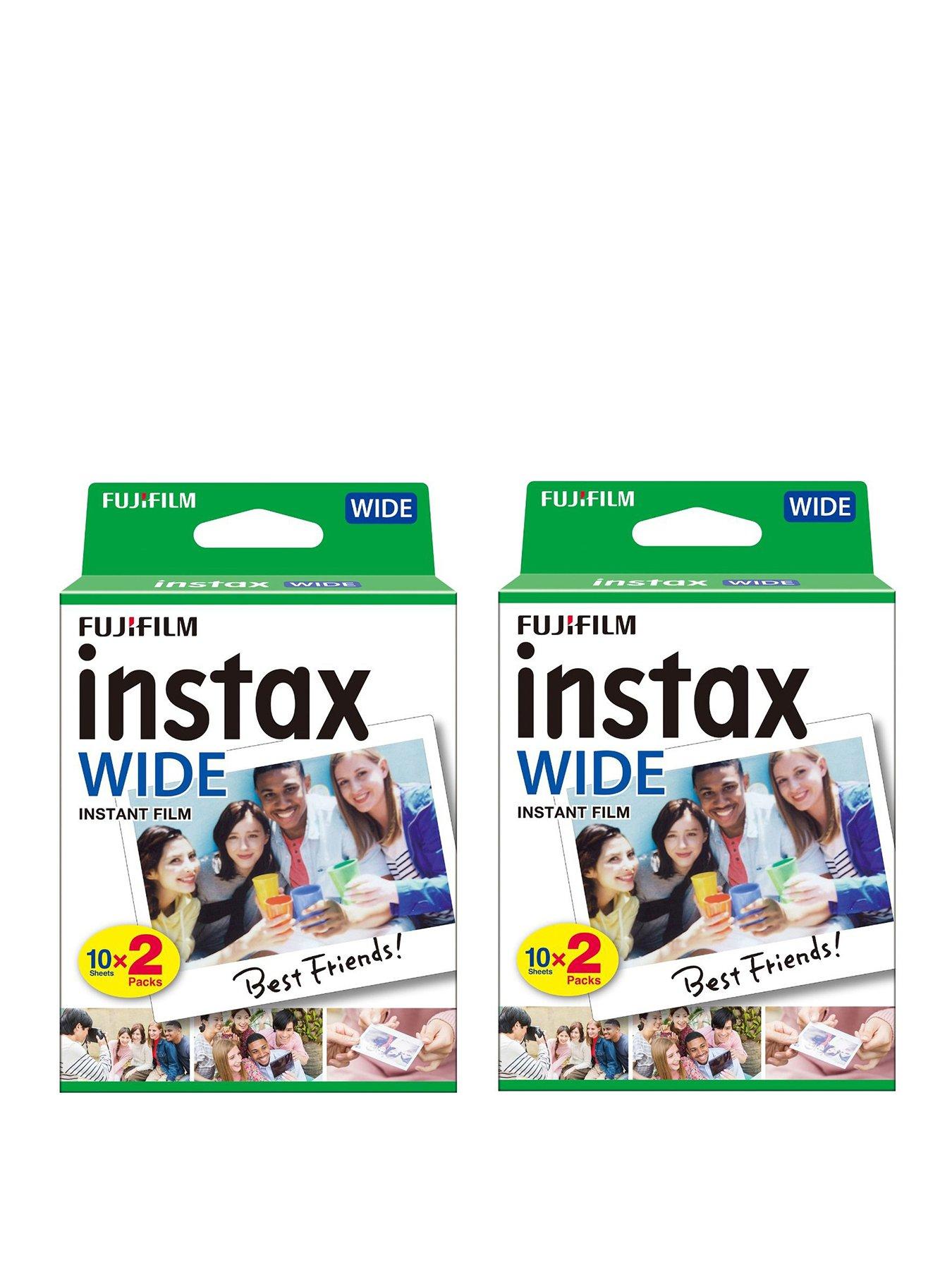 undefined Wide Picture Format Instant Photo Film - White - Pack of 40