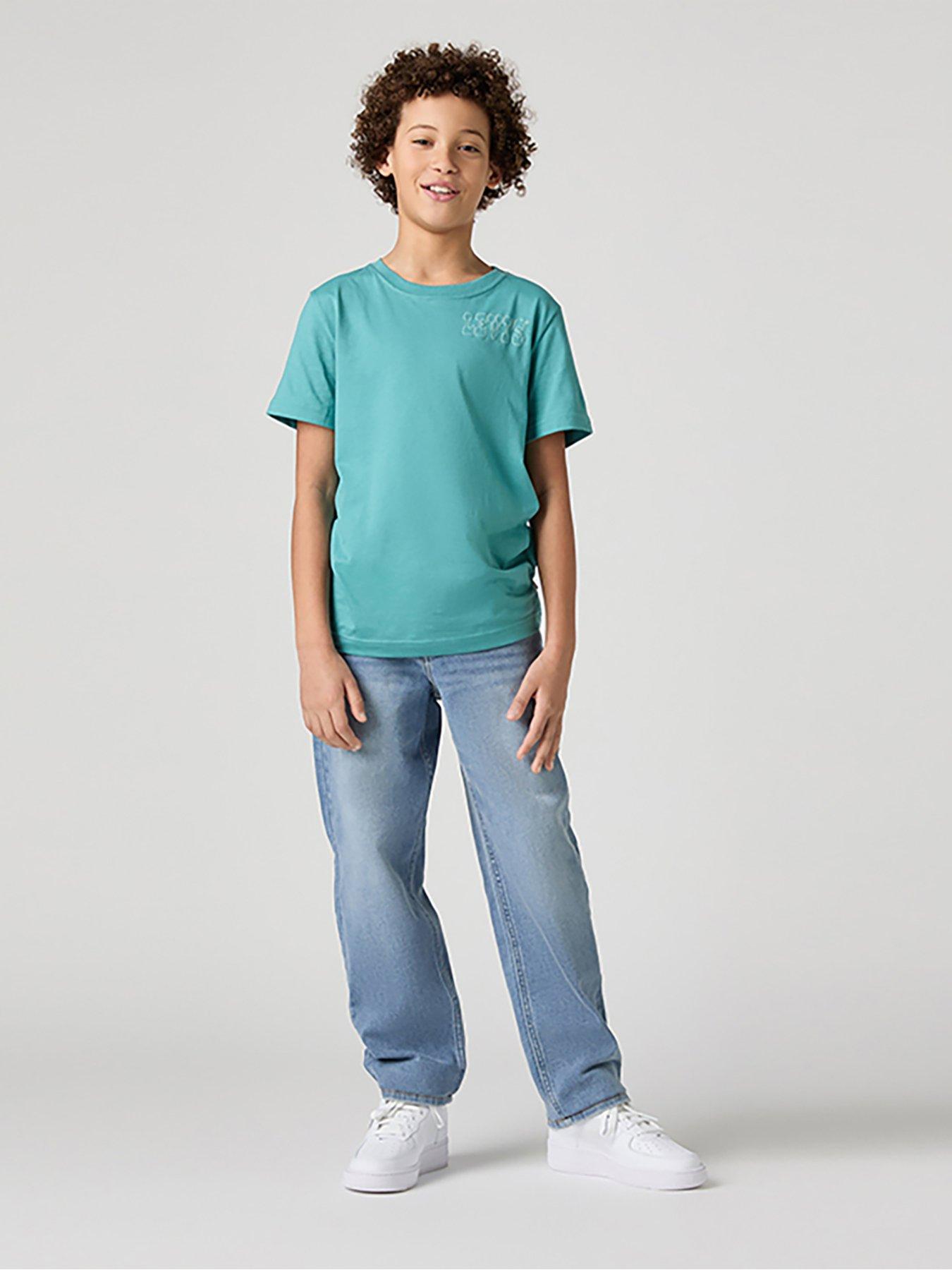  image of levis-boys-stay-loose-taper-jeans-light-blue