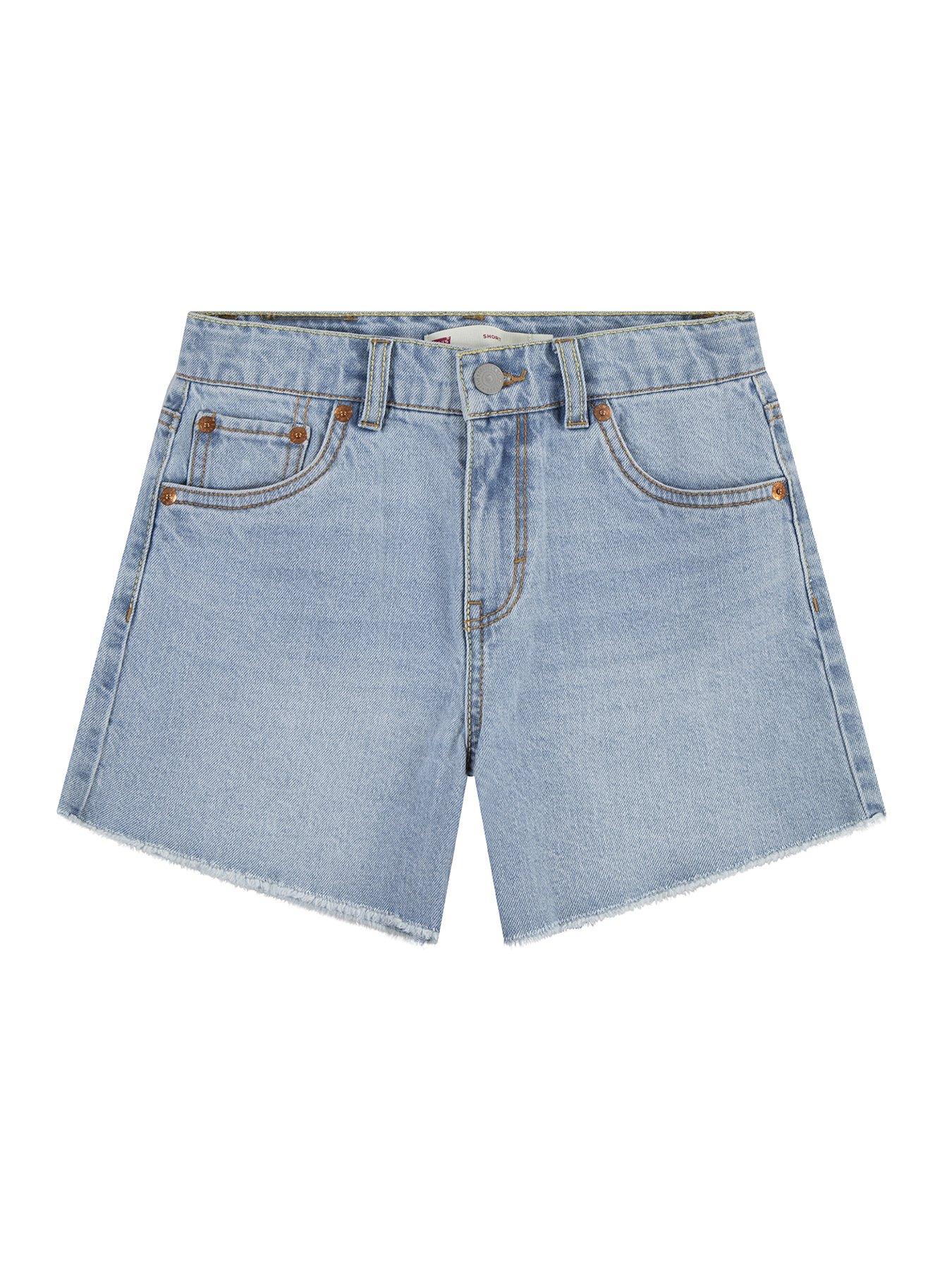 Levi's Girls A Line Shorts - Light Blue