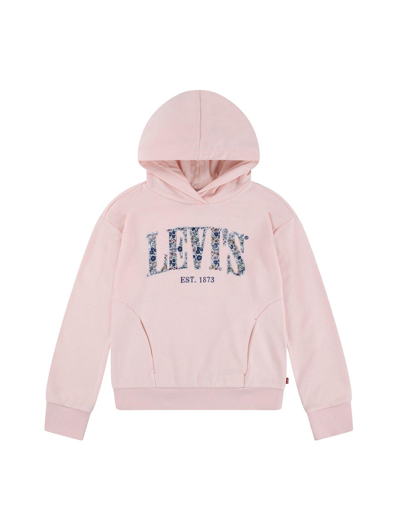 levis-girls-seasonal-hoodie-pink