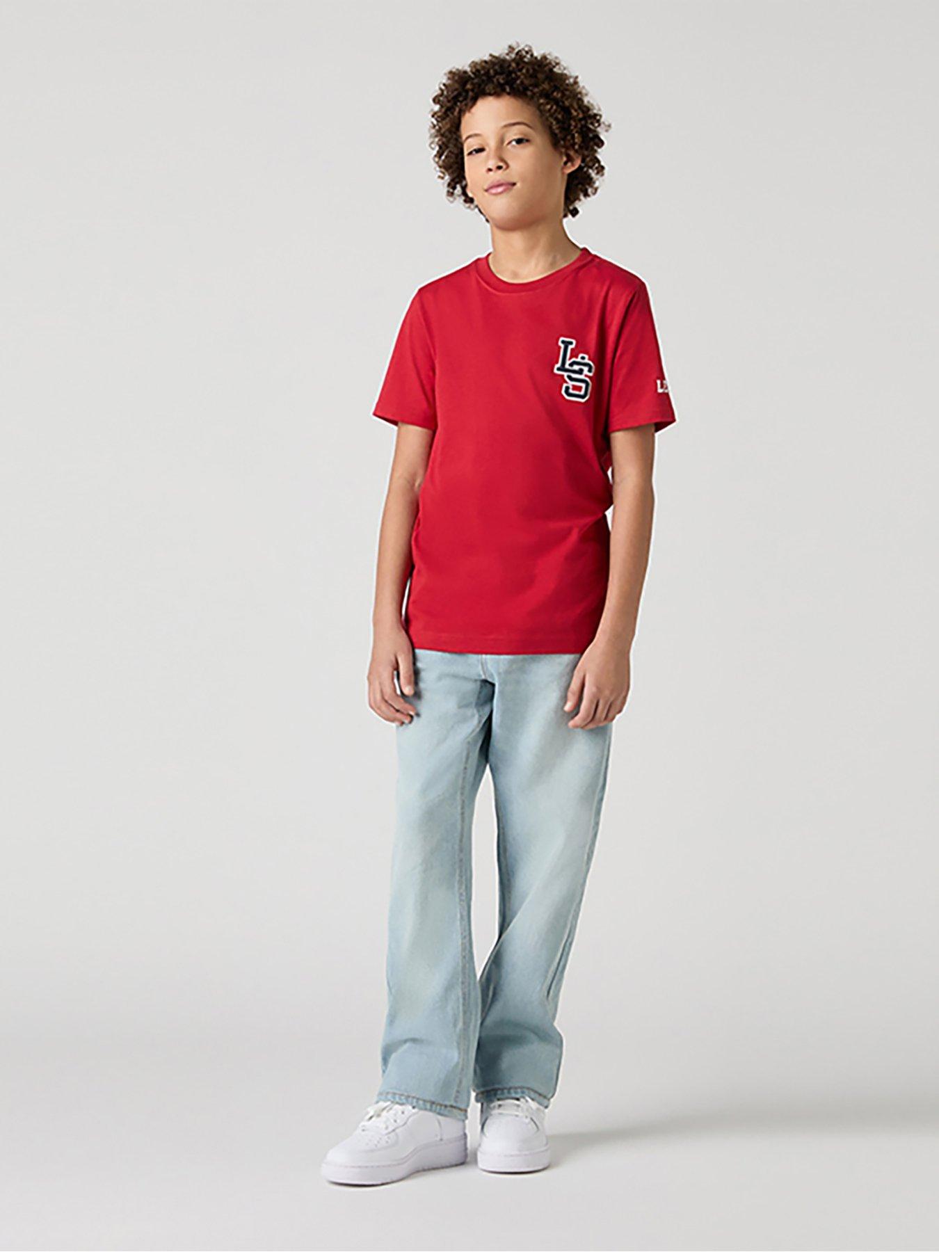  image of levis-boys-551z-authentic-straight-jean-light-blue