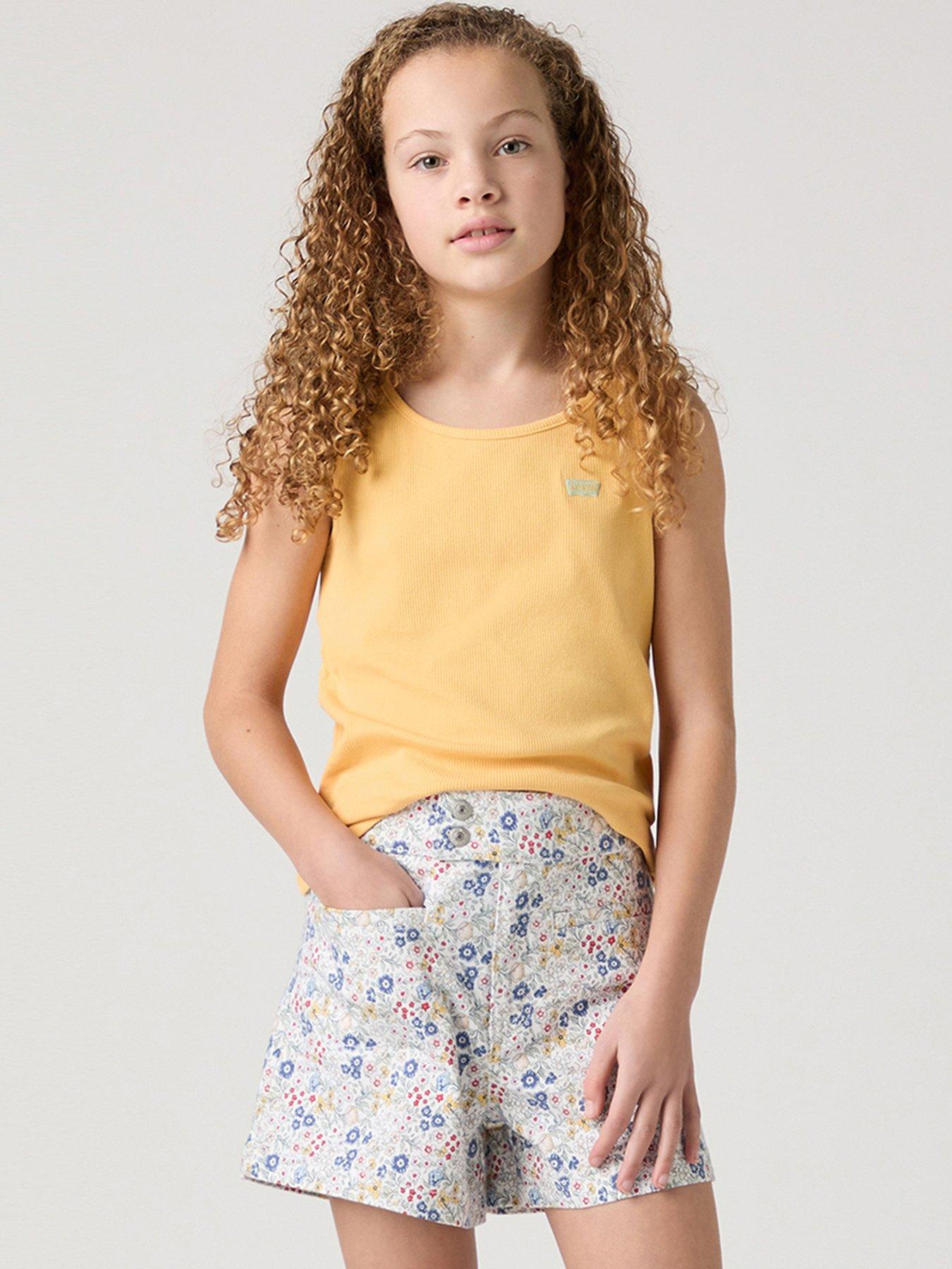 levis-girls-meet-and-greet-ribbed-tank-top-yellow