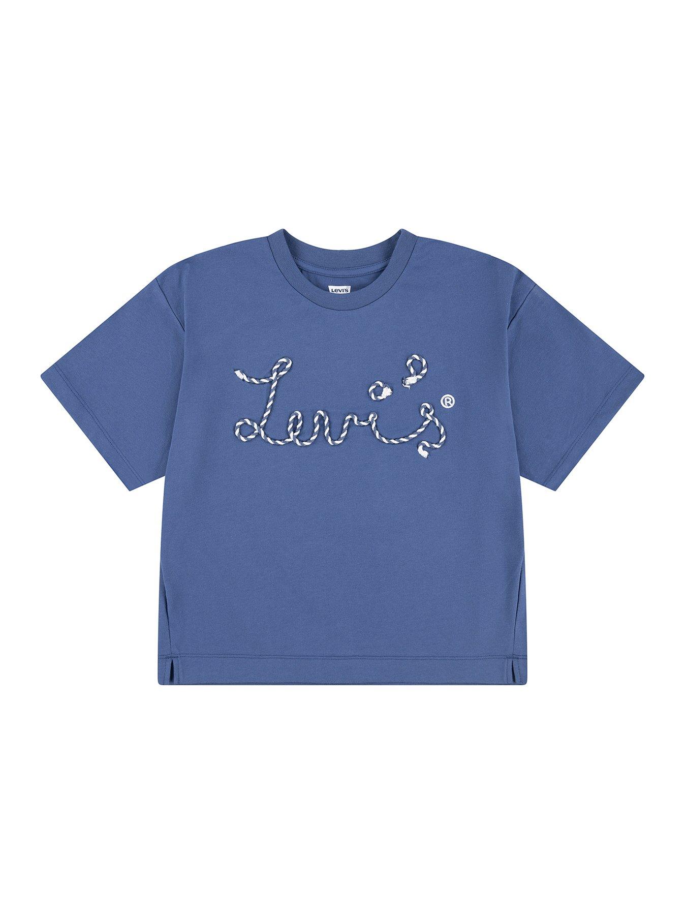 undefined Girls Short Sleeve T-Shirt - Navy