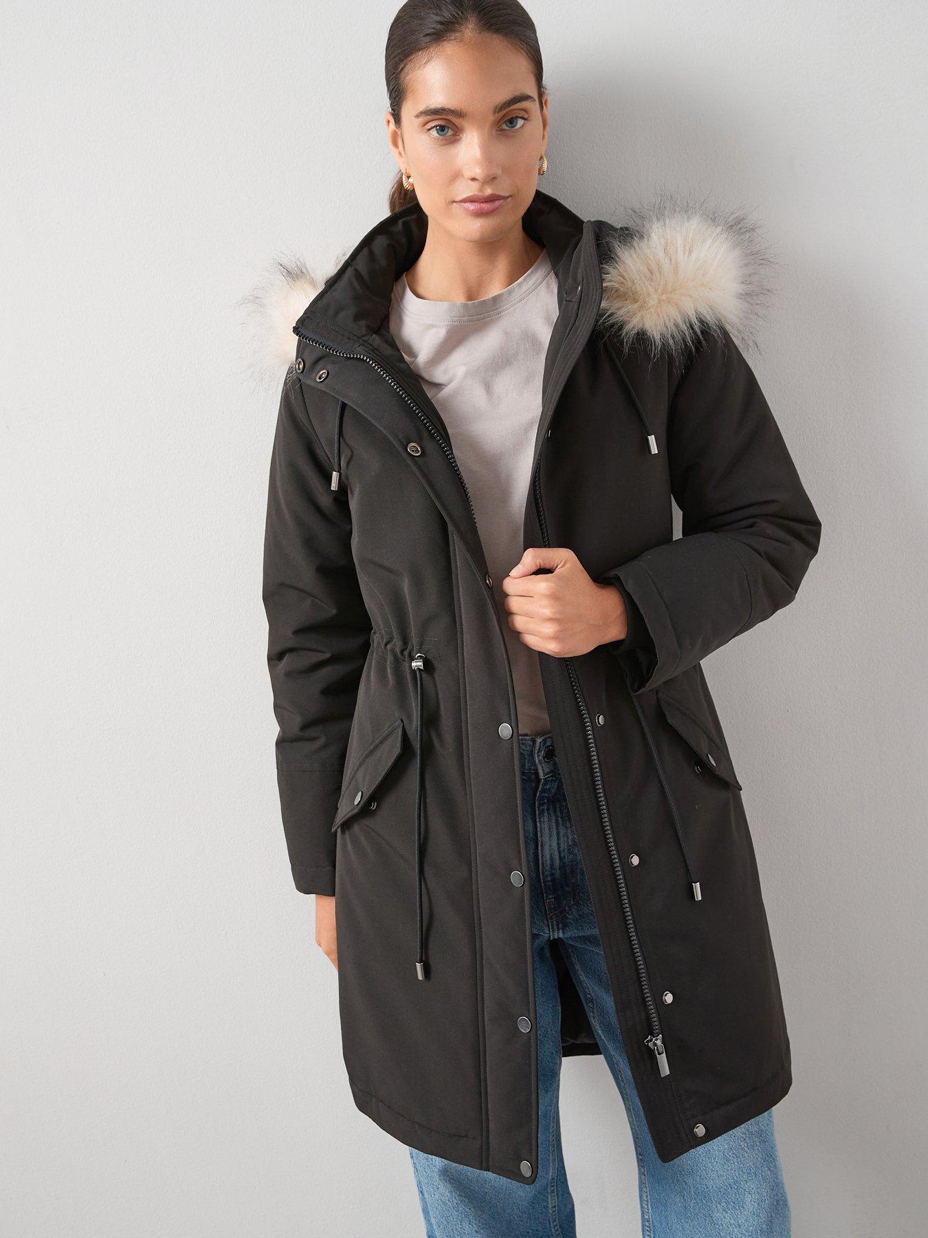 undefined Ultimate Parka Coat - Black