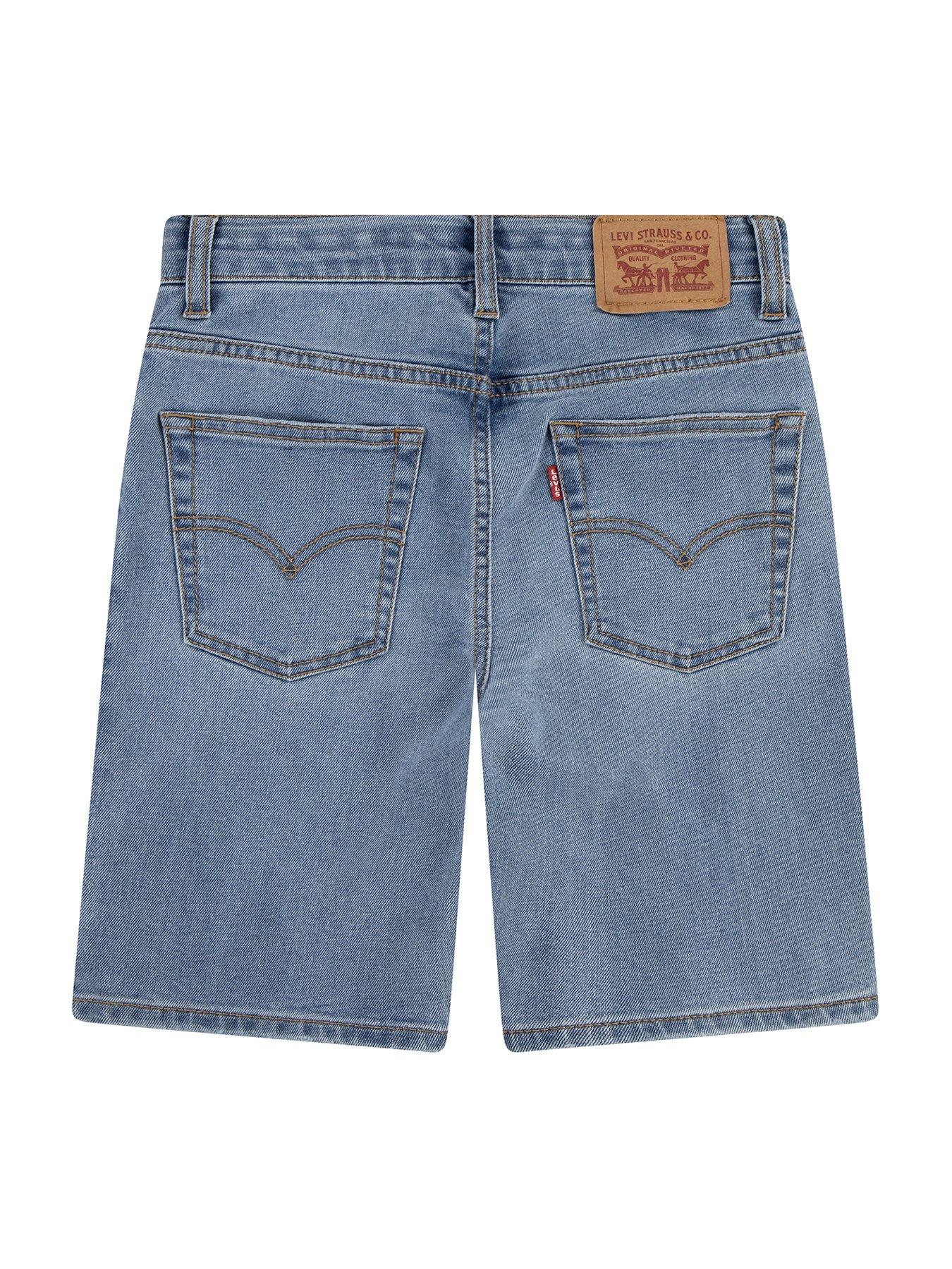  image of levis-boys-new-511-slim-fit-denim-short-blue