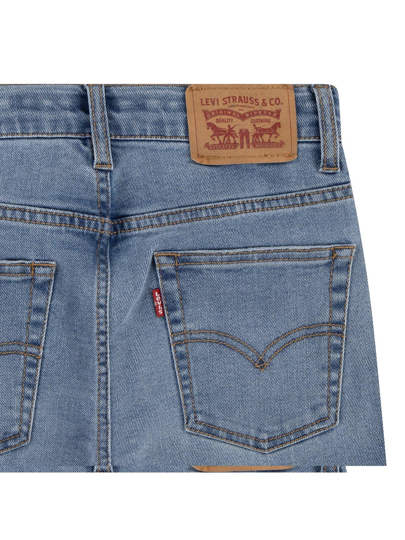  image of levis-boys-new-511-slim-fit-denim-short-blue