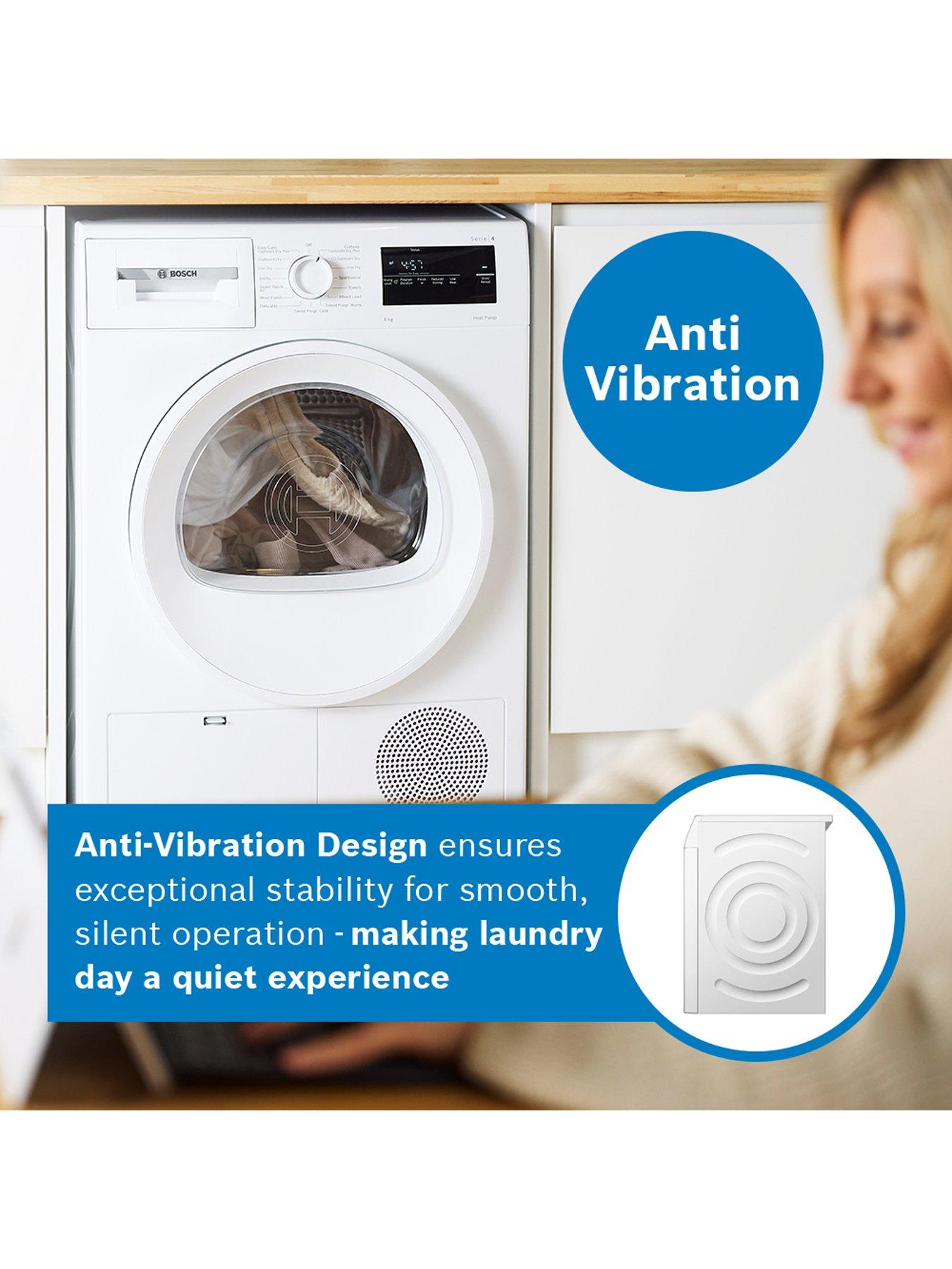 Image 5 of 8 of Bosch Series 4 WTH85225GB 8kg Load, Heat Pump Tumble Dryer - White - A++ Rated