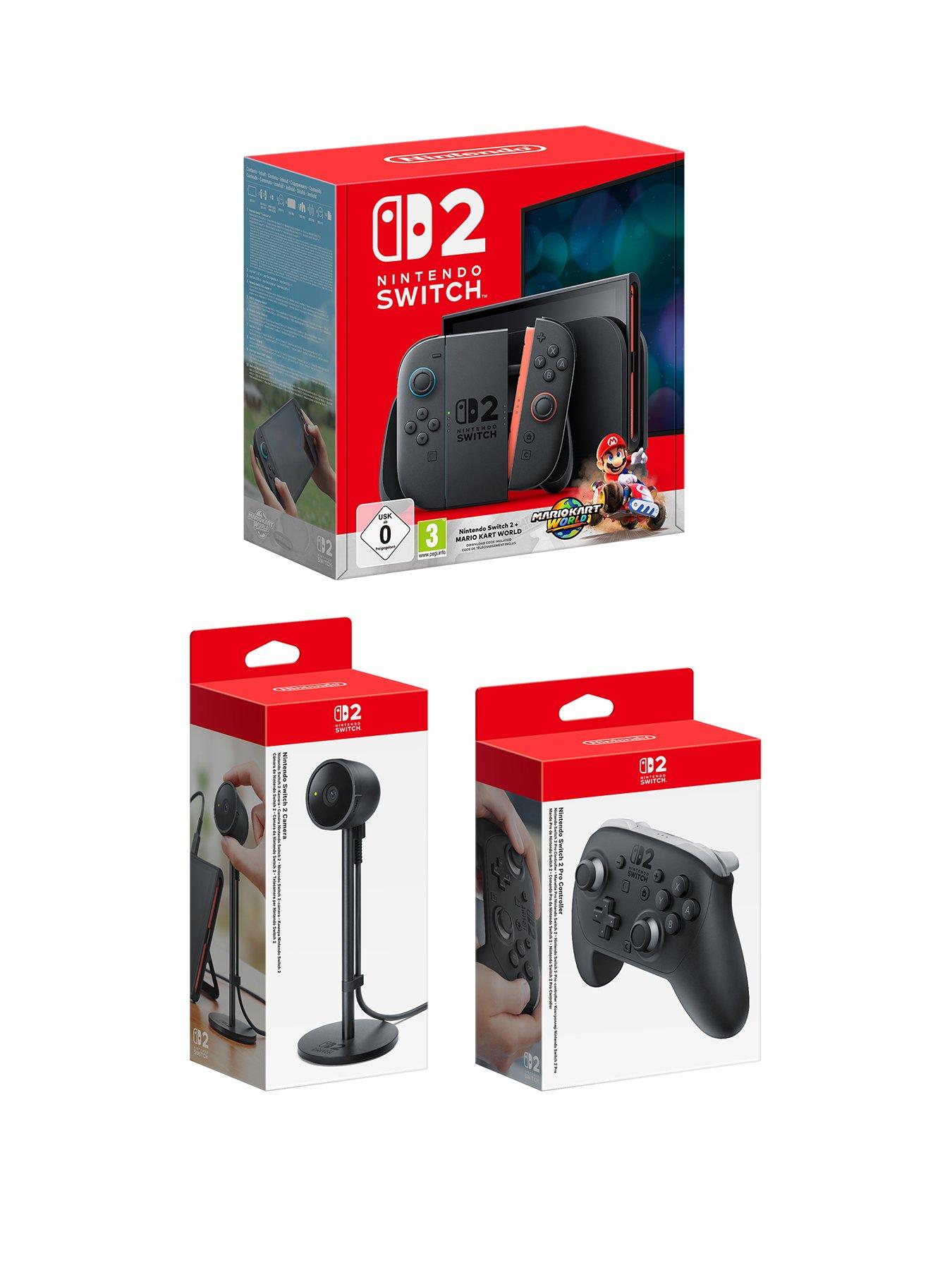 Nintendo Switch 2 + Mario Kart World + Camera + Pro Controller