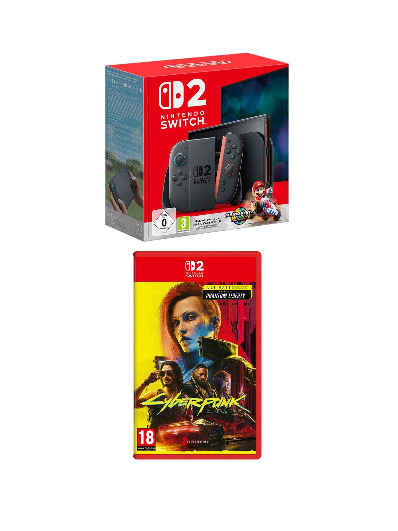 undefined + Mario Kart World +CYBERPUNK 2077 ULTIMATE EDITION SWTCH2 GB