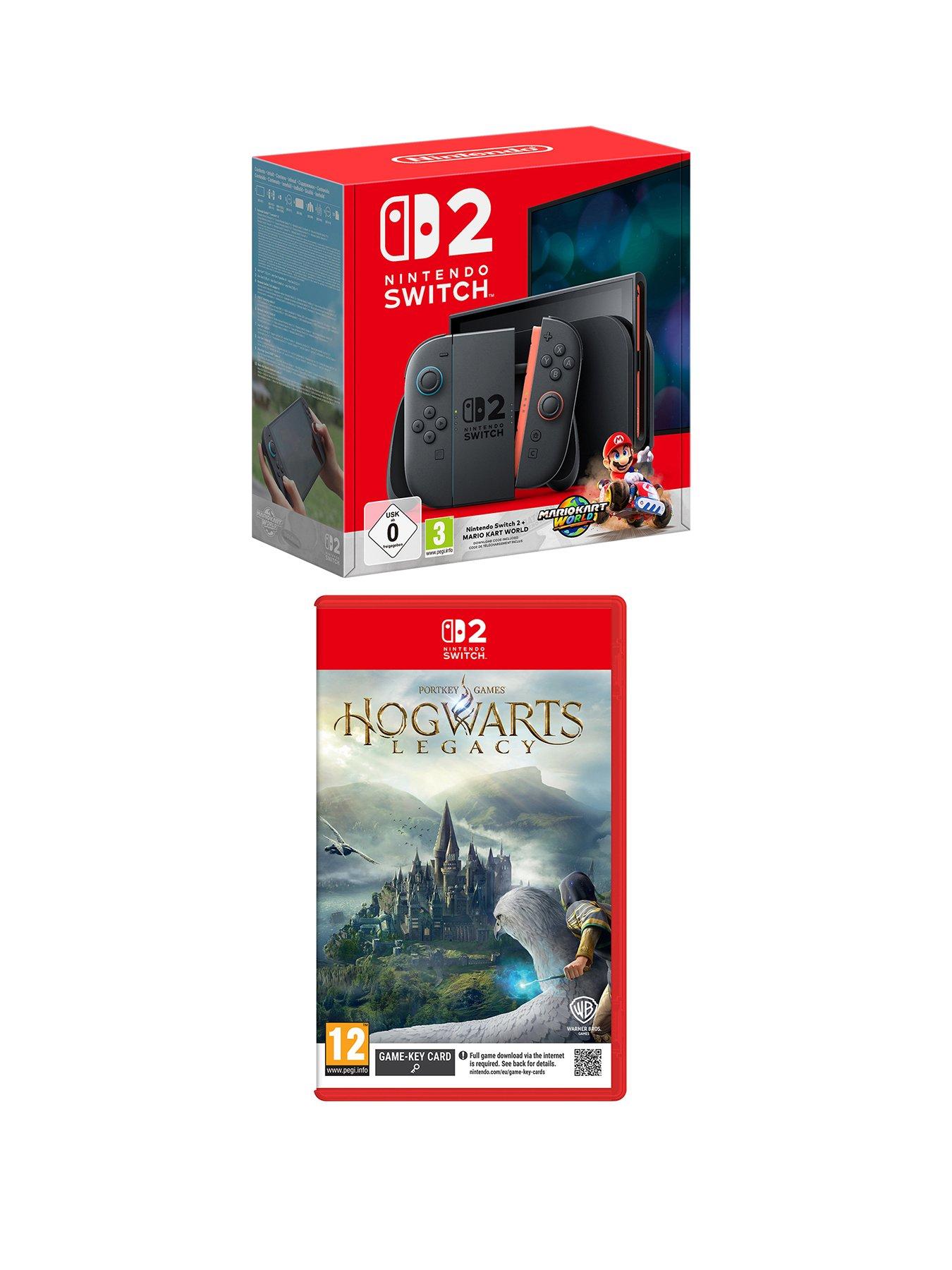 undefined + Mario Kart World +Hogwarts Legacy Switch 2