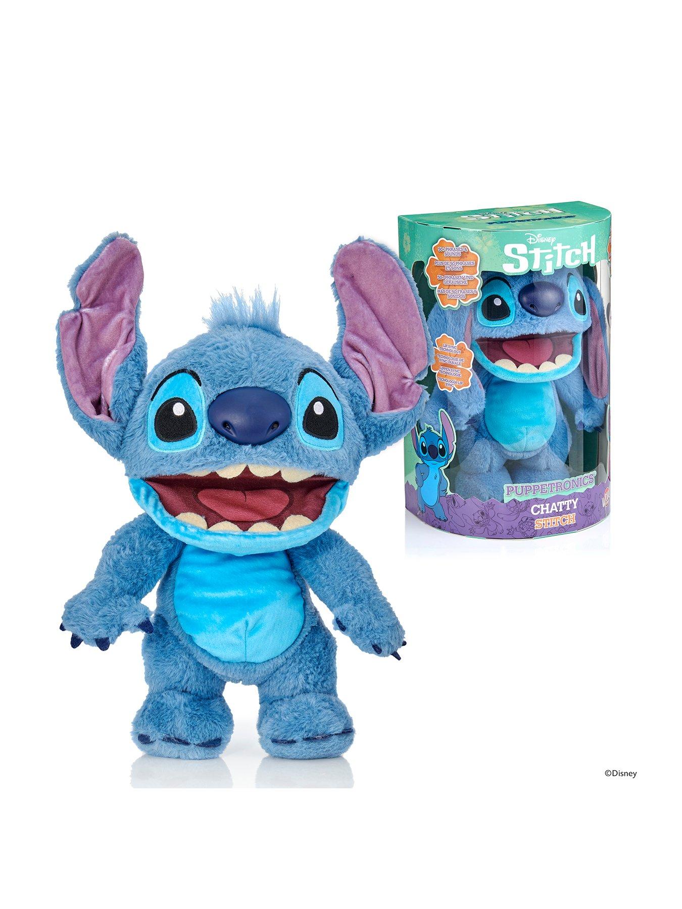 Image 1 of 8 of Disney Chatty Stitch Deluxe Puppetronic Plush Toy