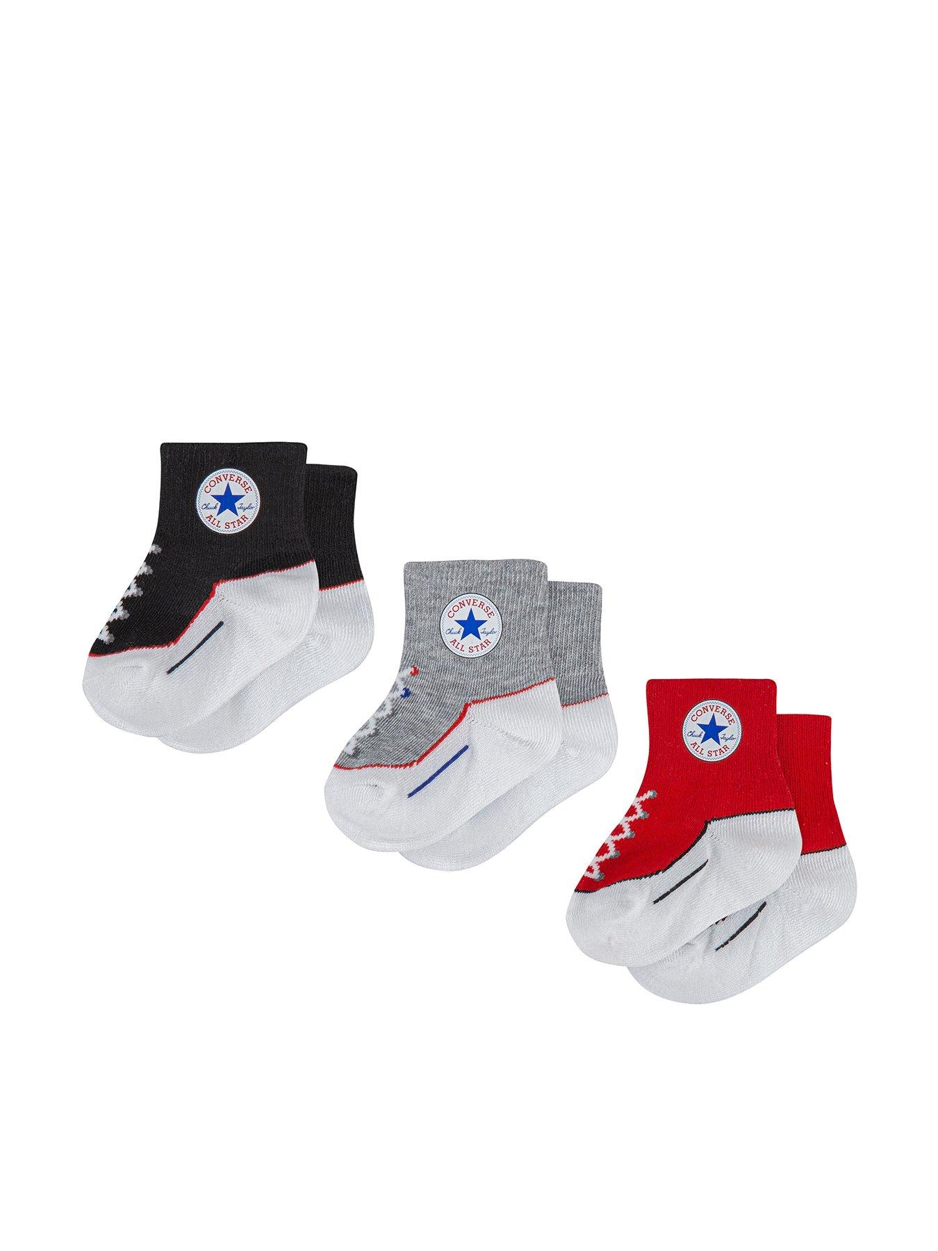 converse-newborn-unisex-replica-socks-3-pack-blackgreyred