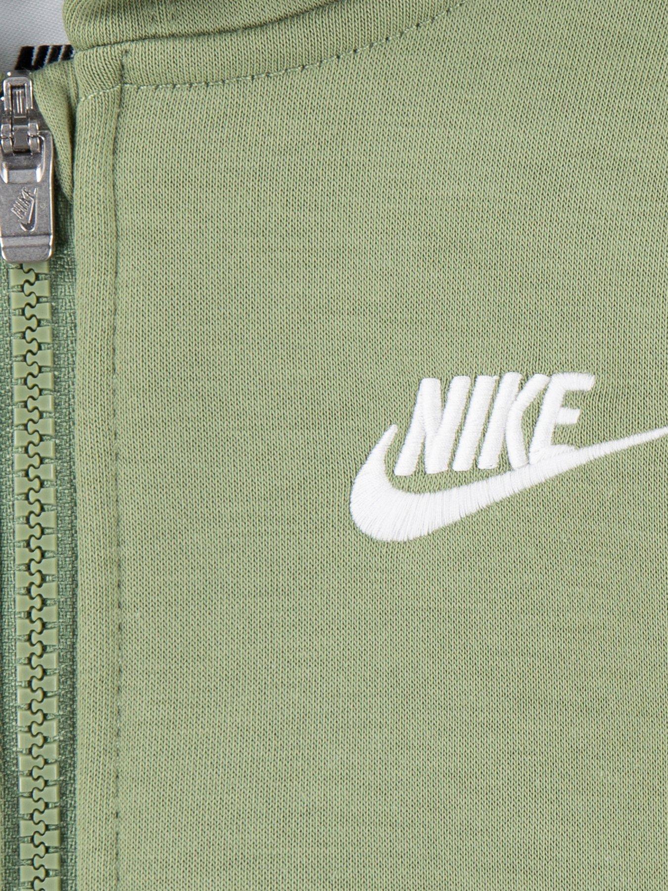  image of nike-infant-unisex-full-zip-tracksuit-khaki