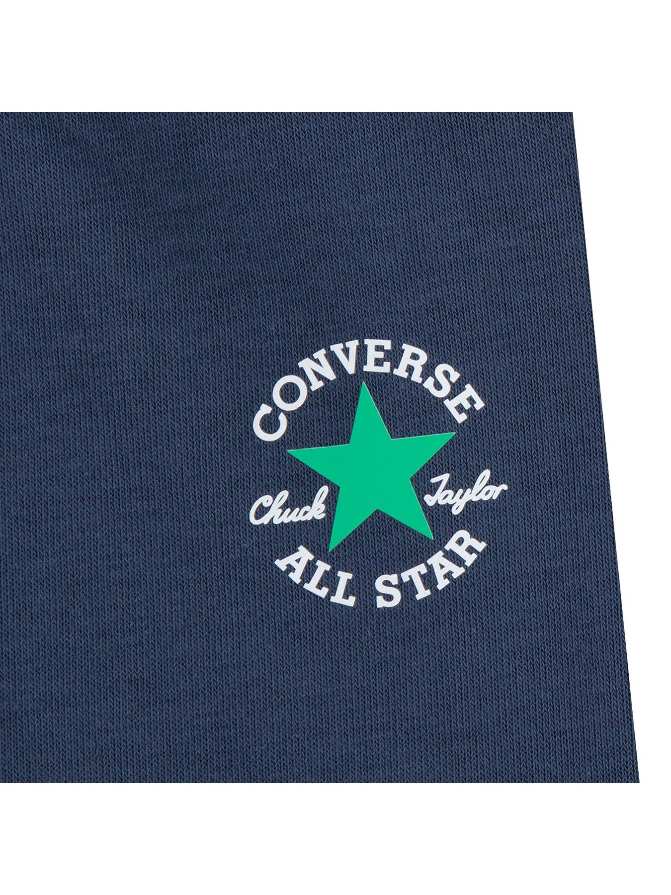  image of converse-kids-boys-ss-chuck-patch-t-shirt-and-jogger-set-navygreen