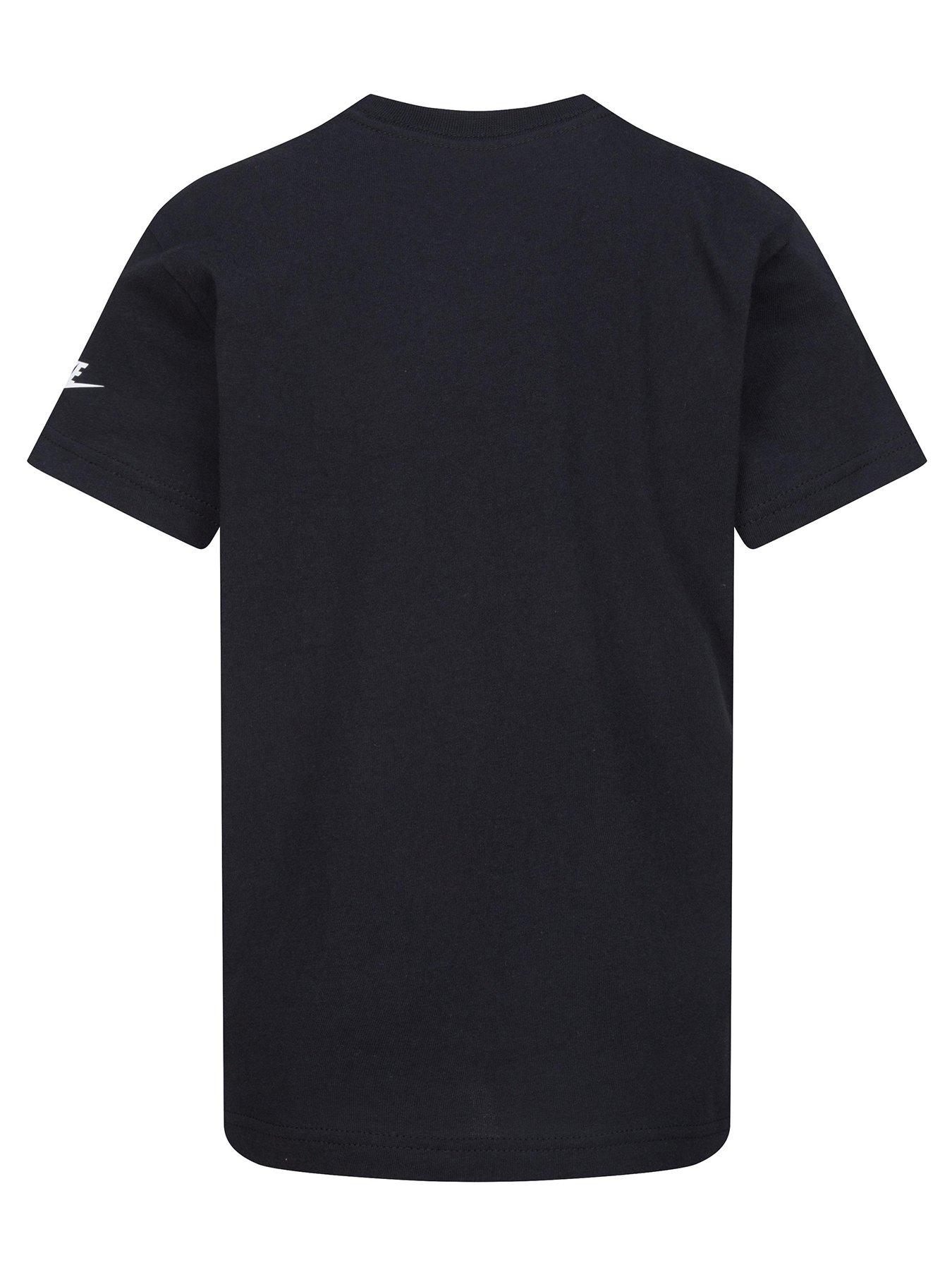  image of nike-kids-boys-futura-t-shirt-ss-black