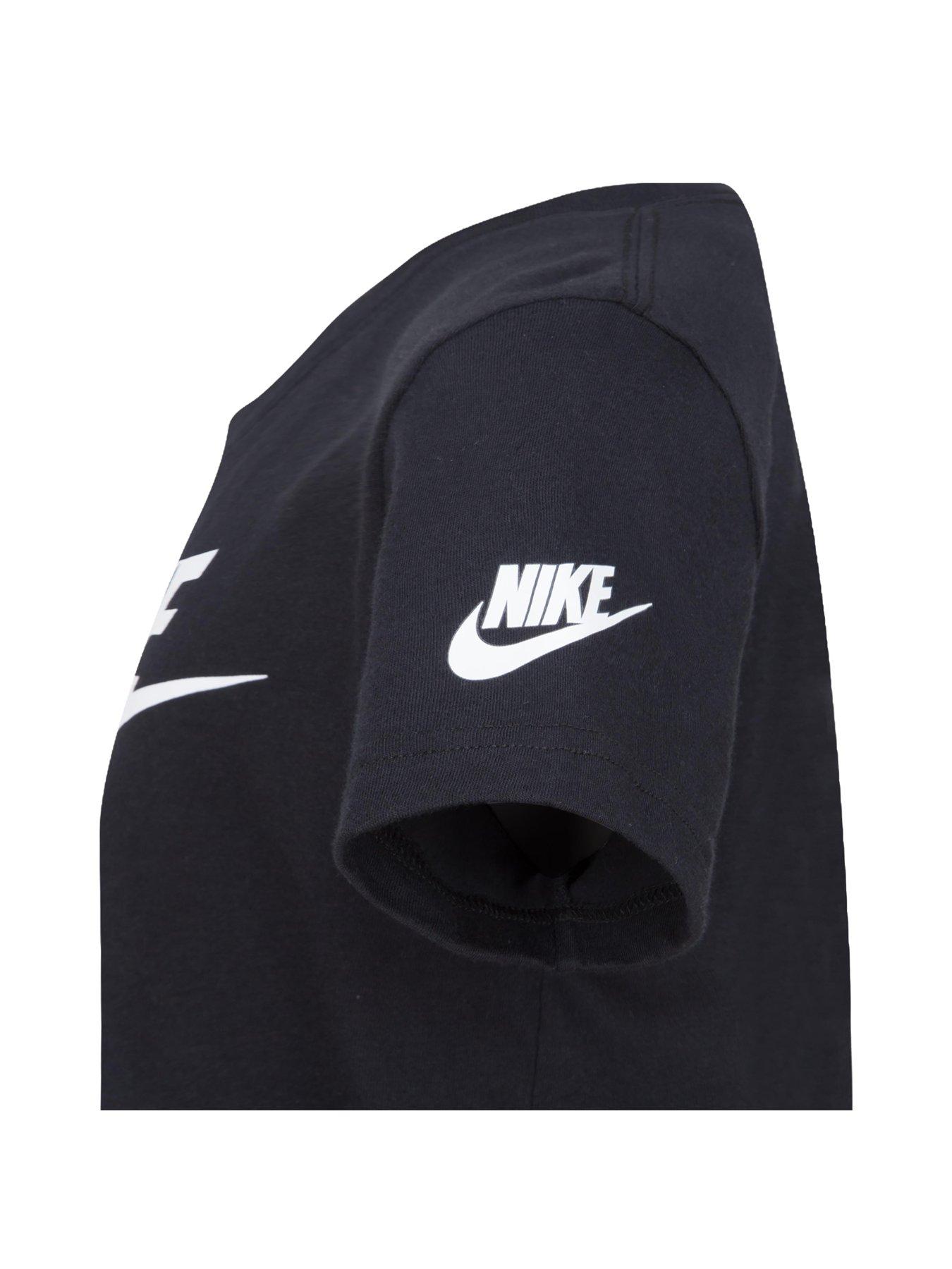  image of nike-kids-boys-futura-t-shirt-ss-black