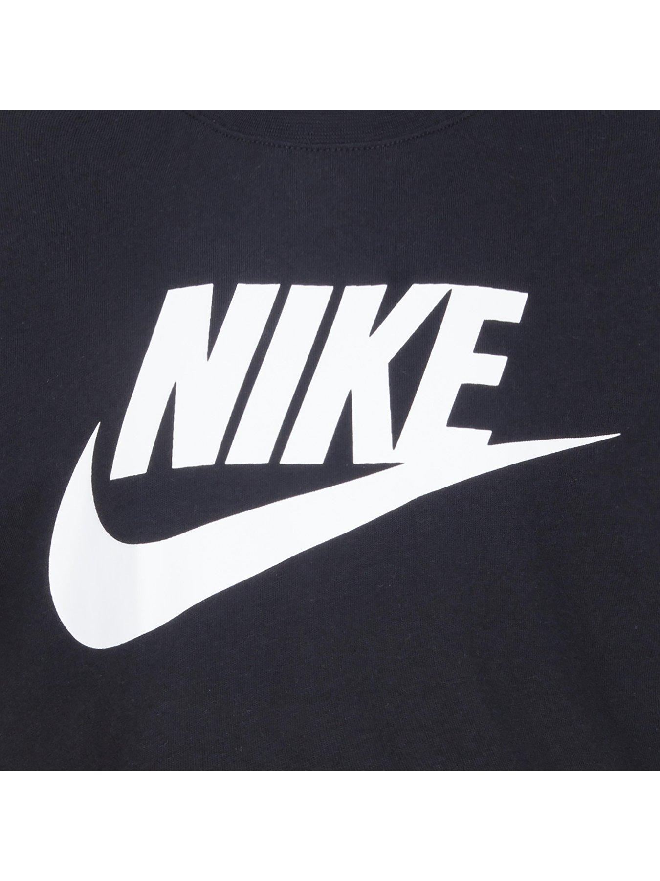  image of nike-kids-boys-futura-t-shirt-ss-black