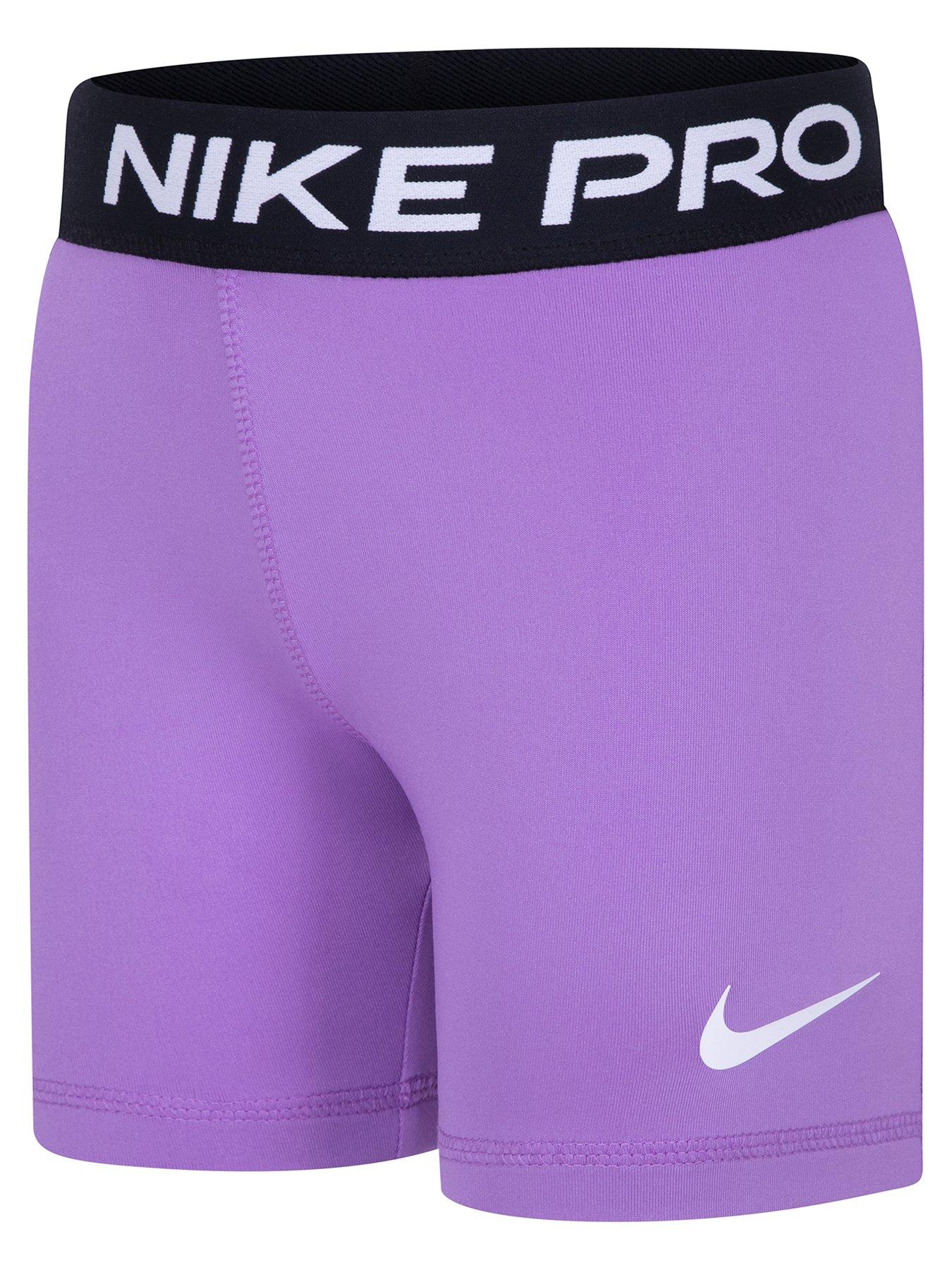 Nike Kids Girls Nike Pro Short - Purple