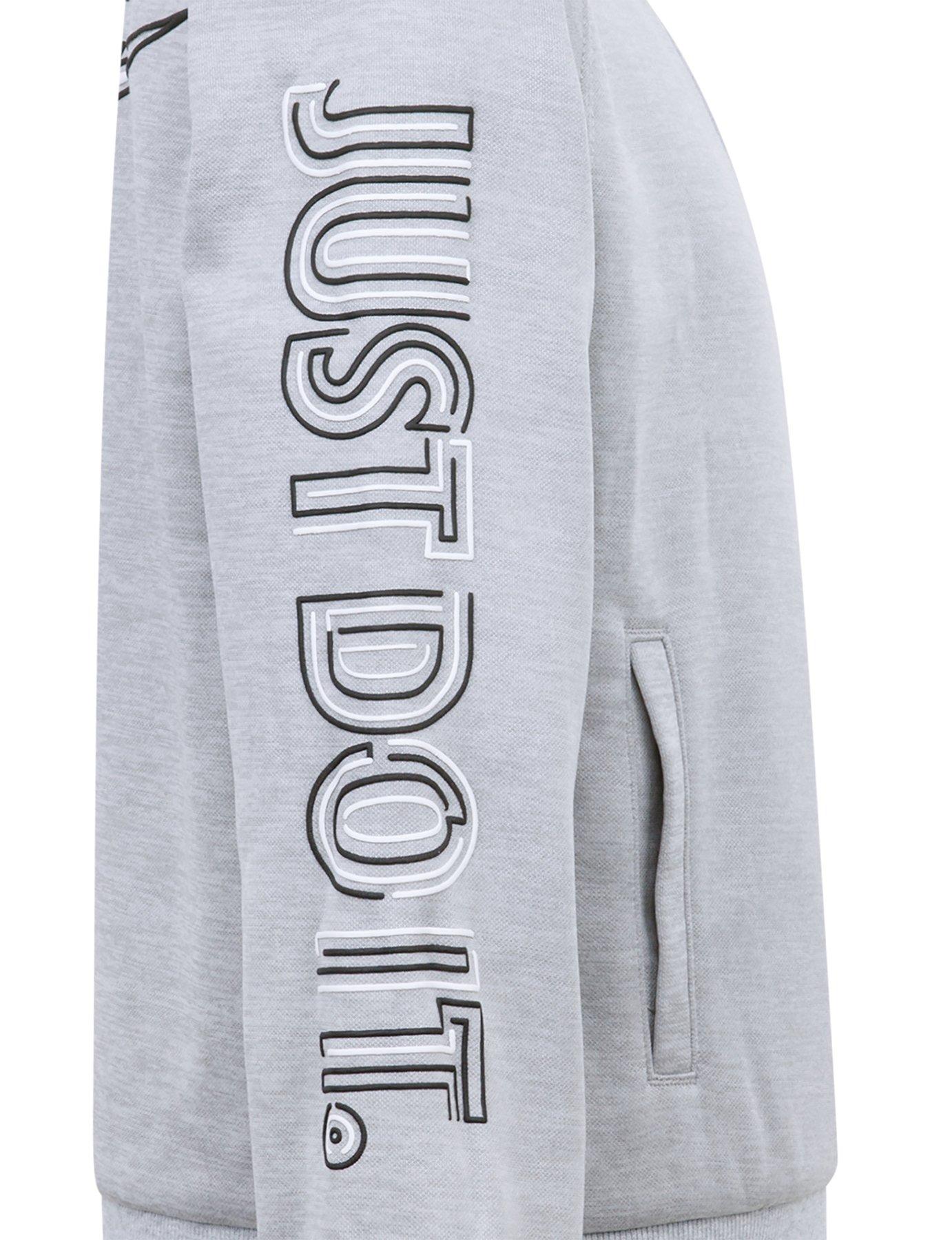 image of nike-kids-boys-futura-zip-through-jacket-and-jogger-set-grey