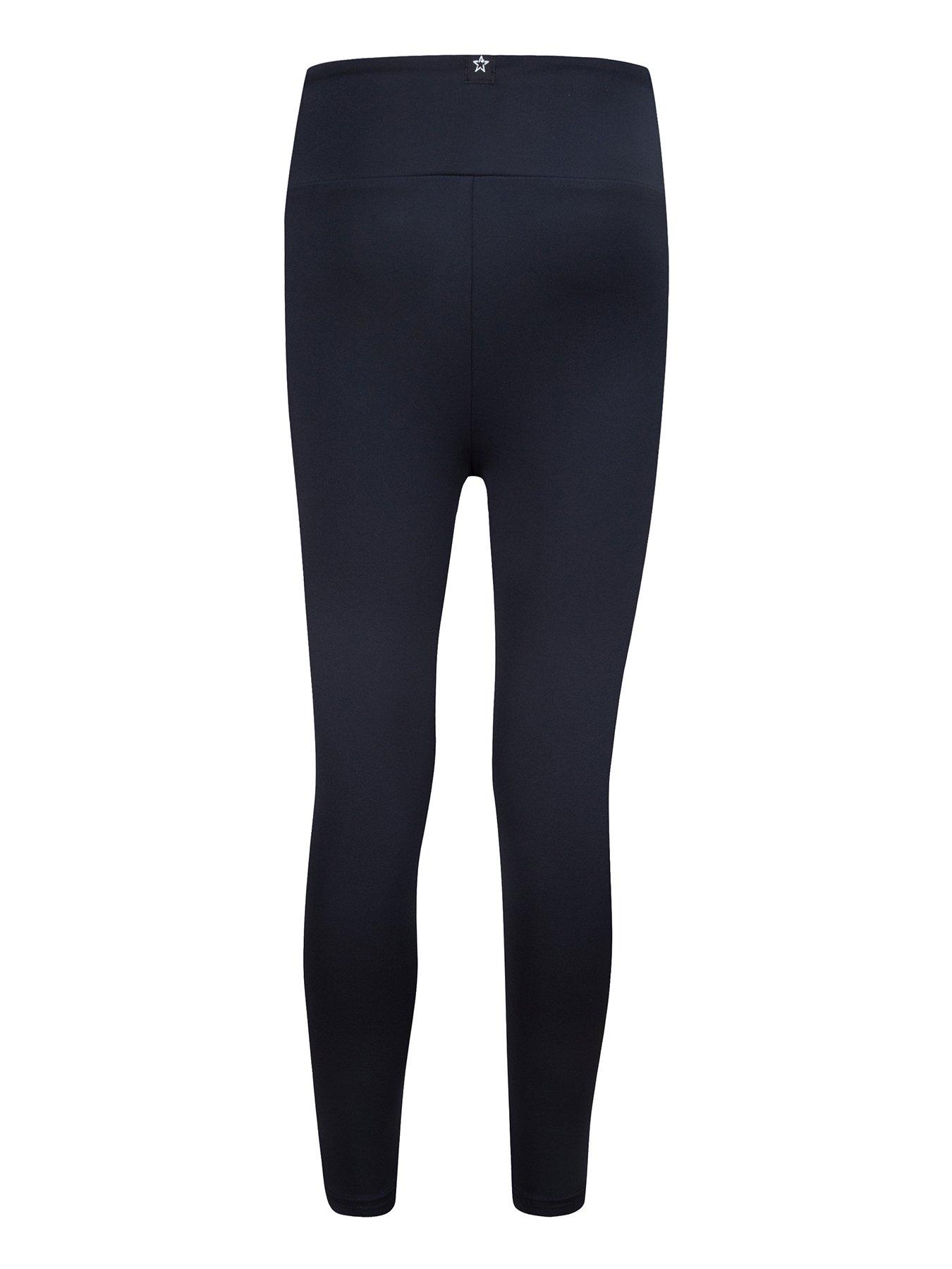  image of converse-junior-girls-leggings-black