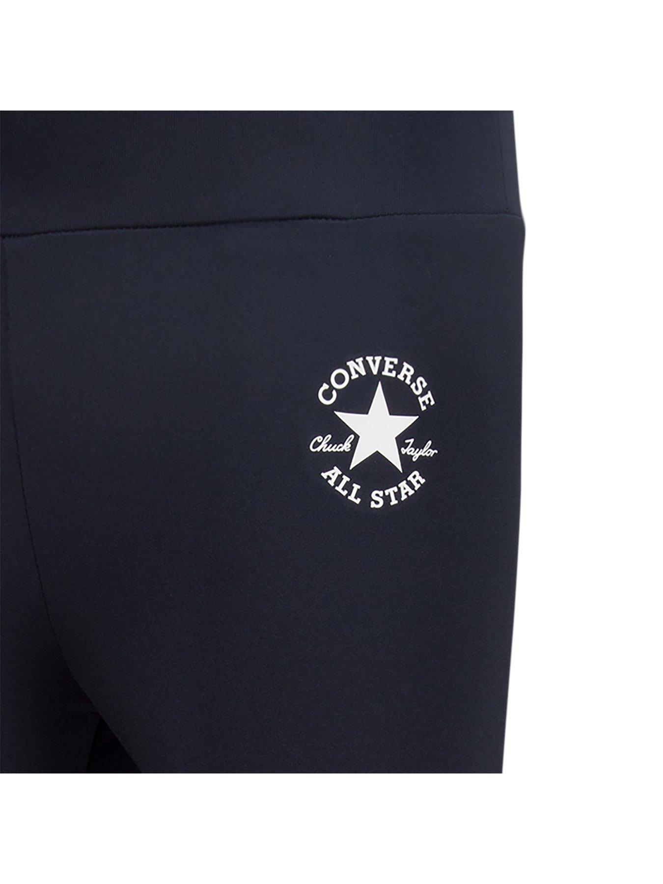  image of converse-junior-girls-leggings-black