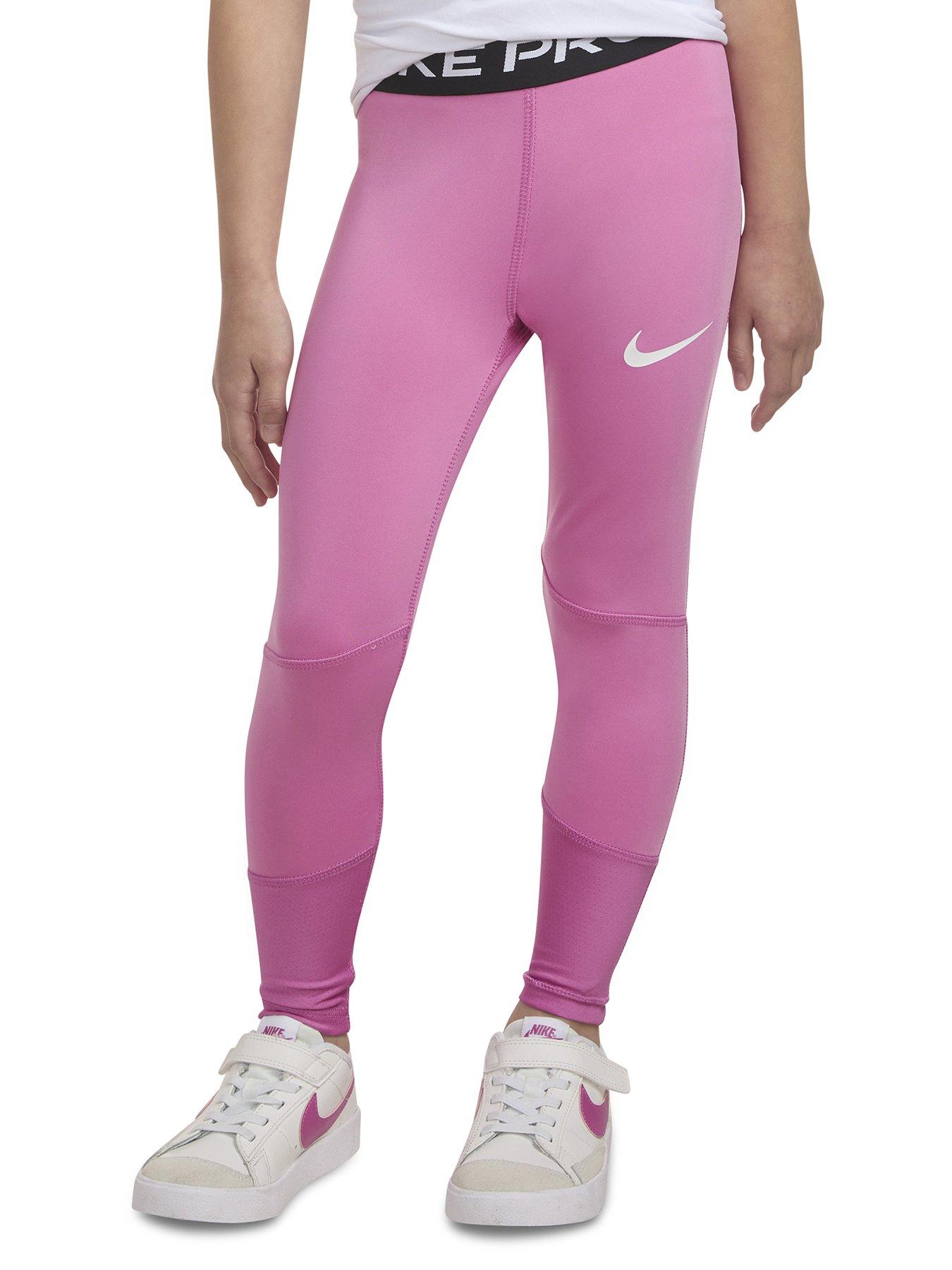 Nike Kids Girls Nike Pro Legging - Pink