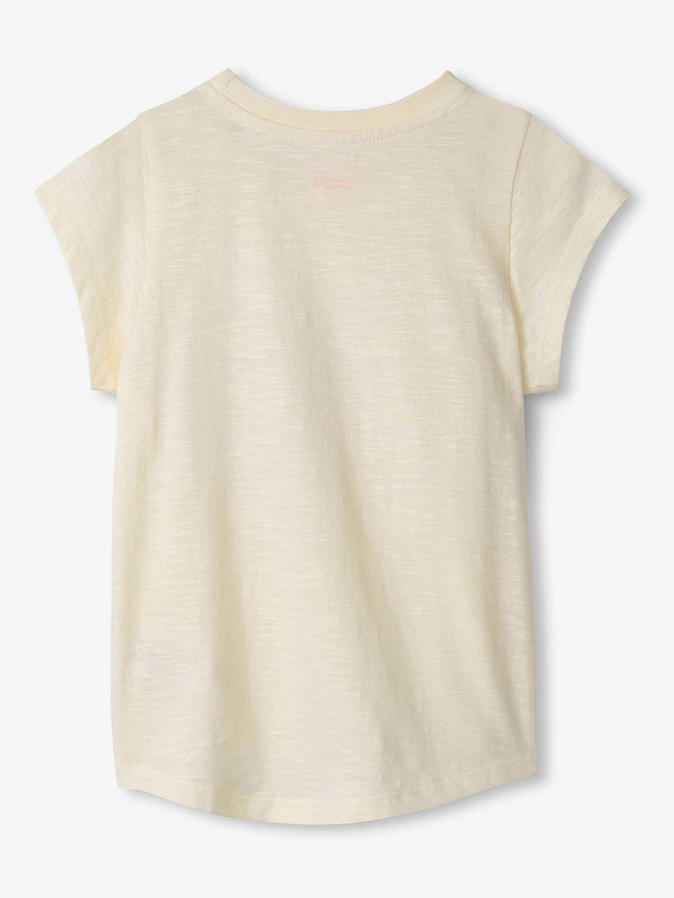  image of hatley-girls-afterglow-butterfly-tie-front-short-sleeve-t-shirt-cream