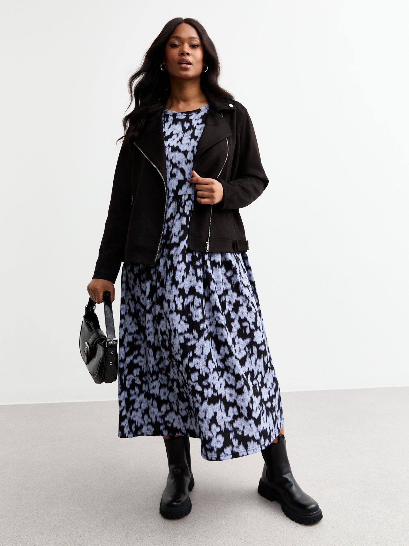  image of new-look-curves-floral-crinkled-jersey-midi-dress-blue