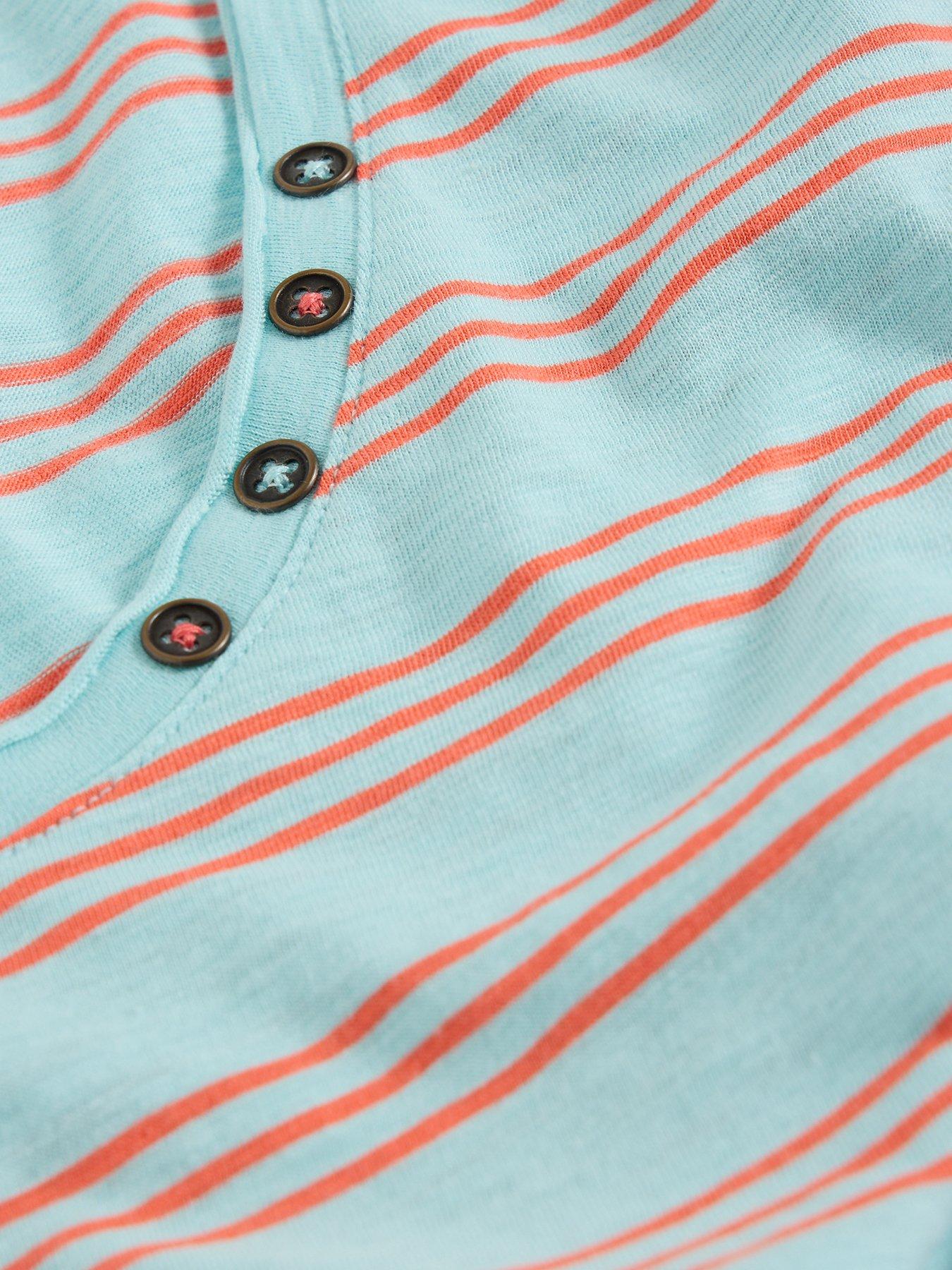 Image 6 of 6 of White Stuff Nadia 3/4 Sleeve Tee - Blue