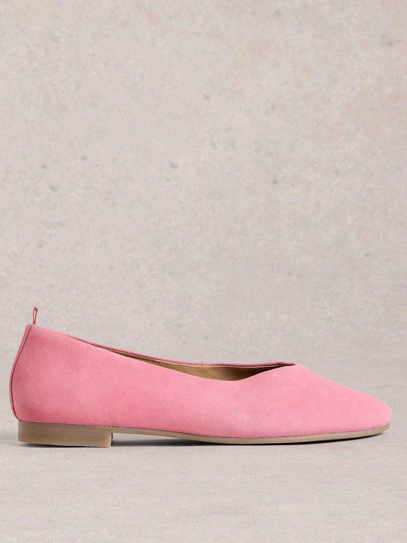  image of white-stuff-cheri-leather-ballerina-pump-pink