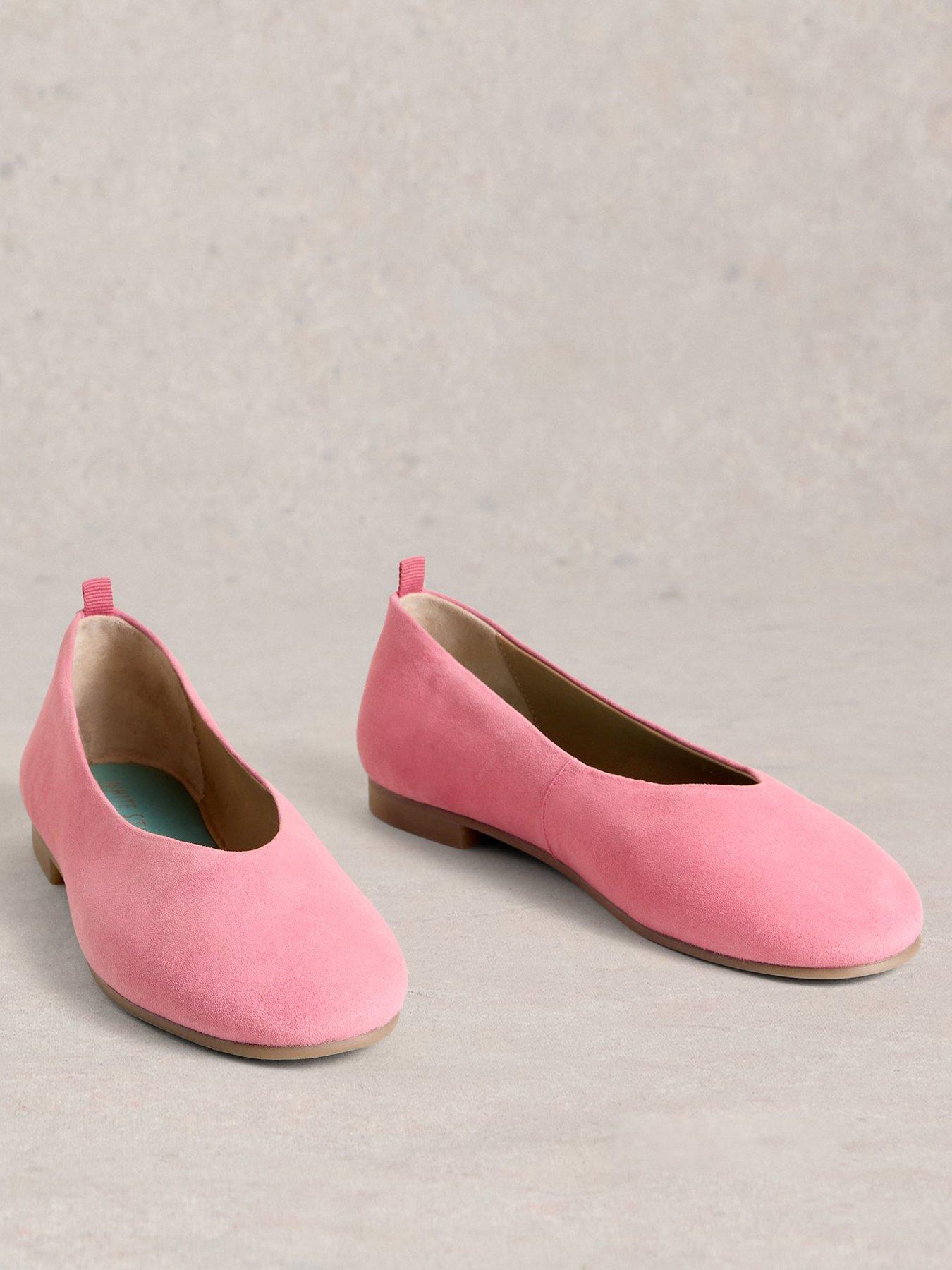  image of white-stuff-cheri-leather-ballerina-pump-pink